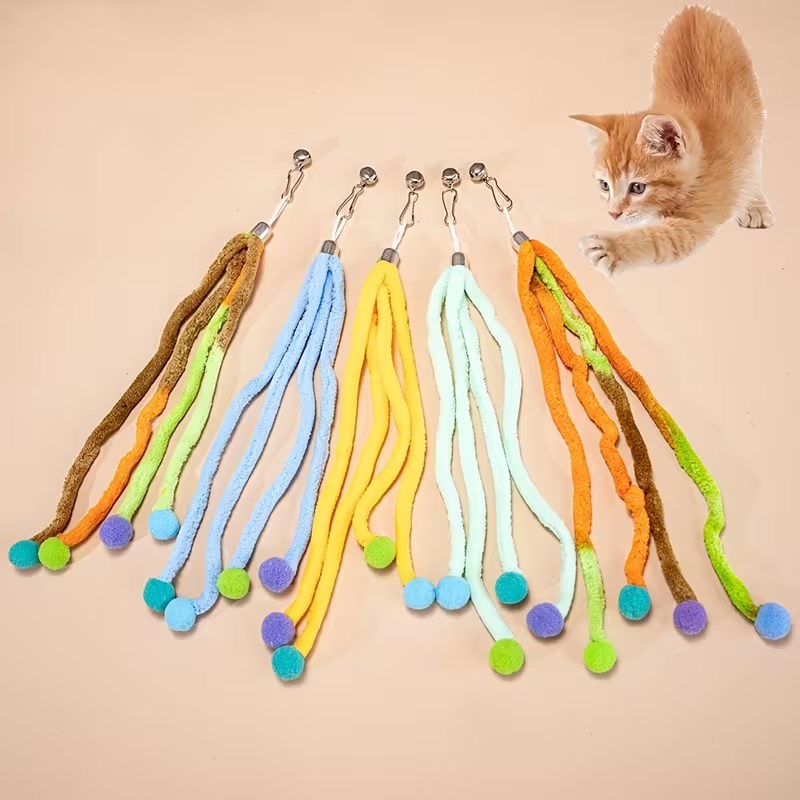 Zilli Kedi Oyuncağı - Peluş - Ponponlu