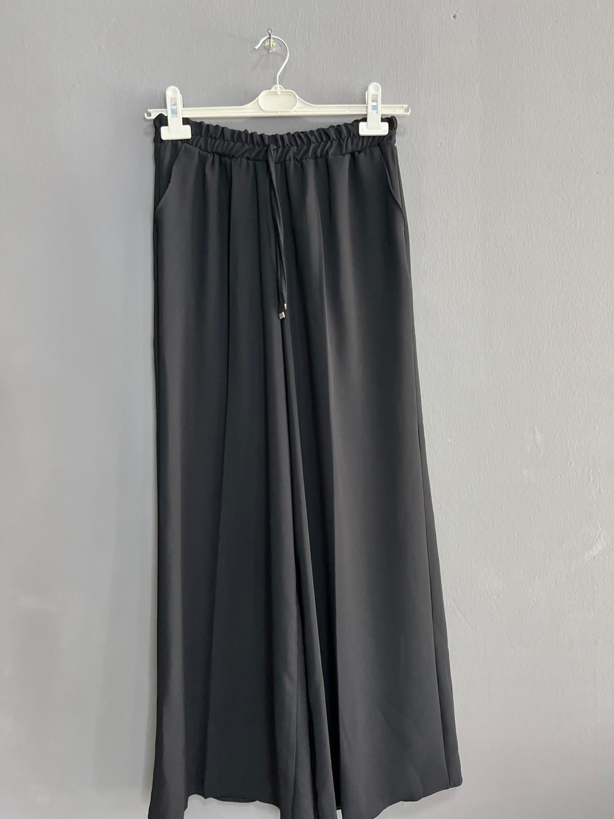0339 KREP KUMAŞ PANTOLON SİYAH 