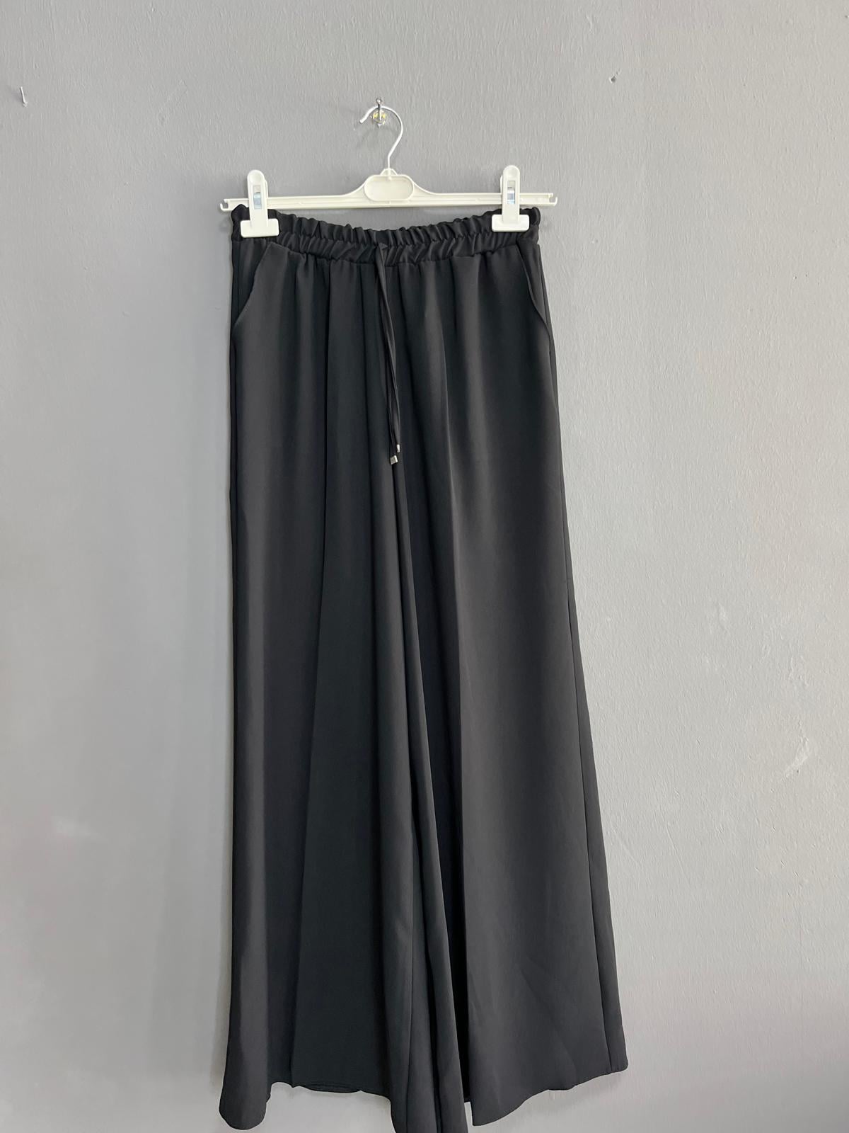 0339 KREP KUMAŞ PANTOLON SİYAH 