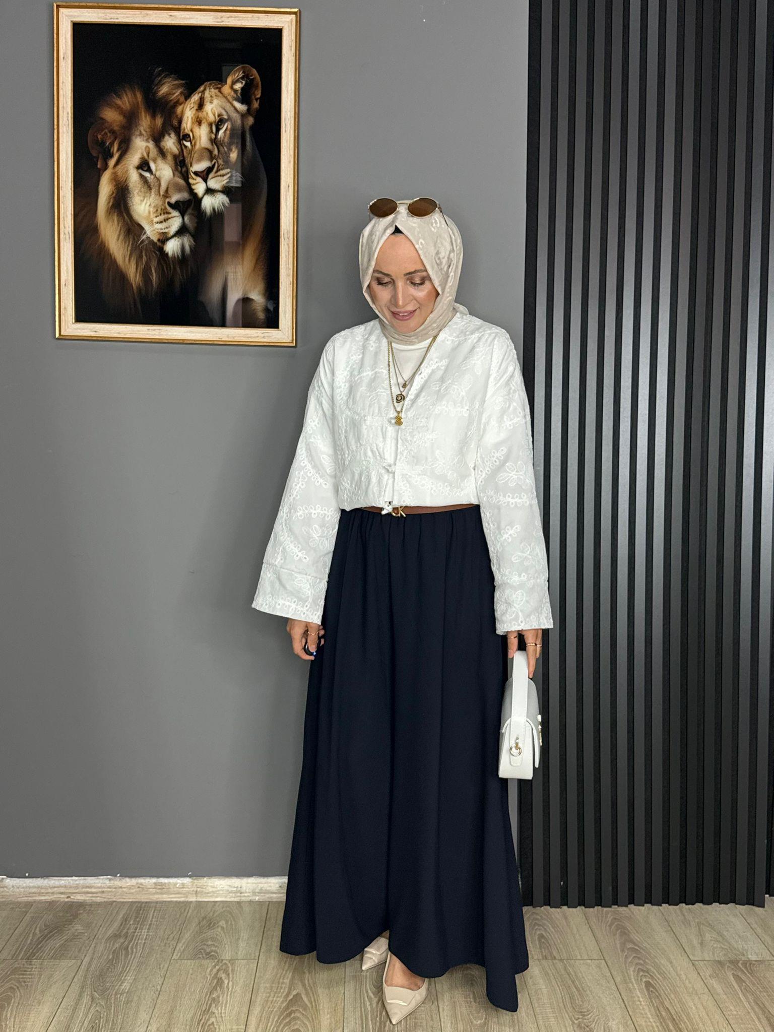0347 KREP KUMAŞ PANTOLON LACİVERT 