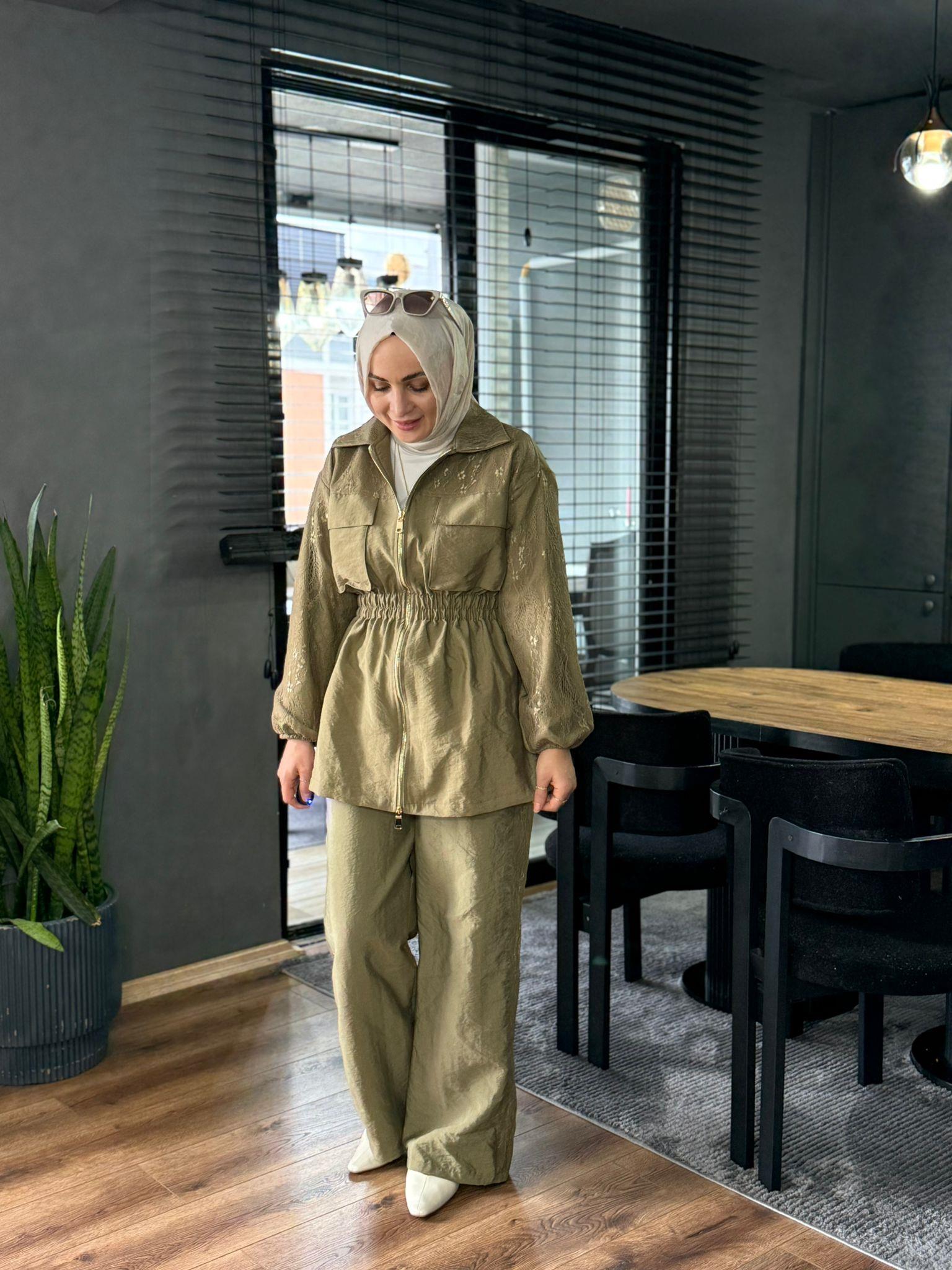 074 DANTEL DETAY TAKIM YEŞİL 