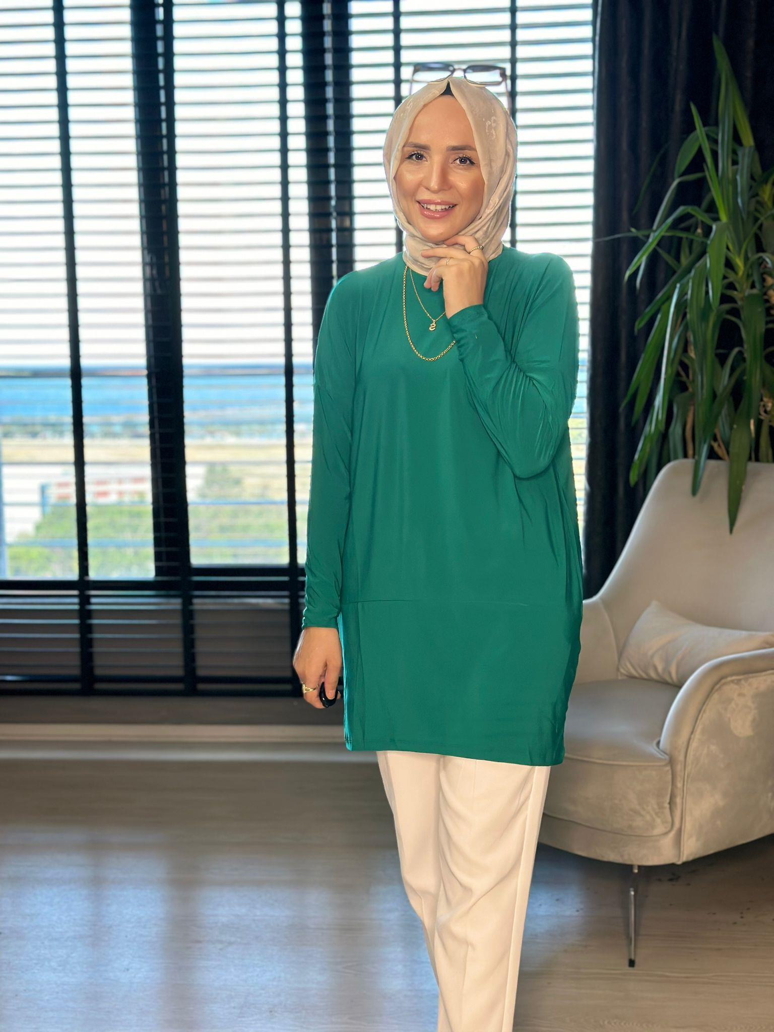 1280 SUNDY TUNİK ZÜMRÜT YEŞİL