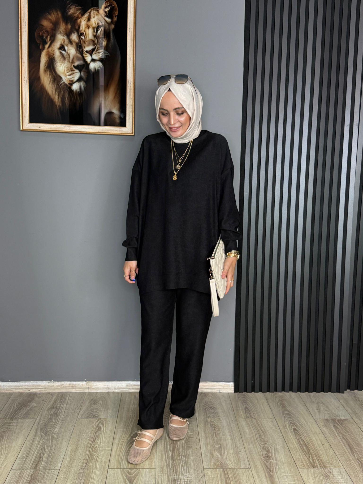 1735 ALYA TAKIM SİYAH 