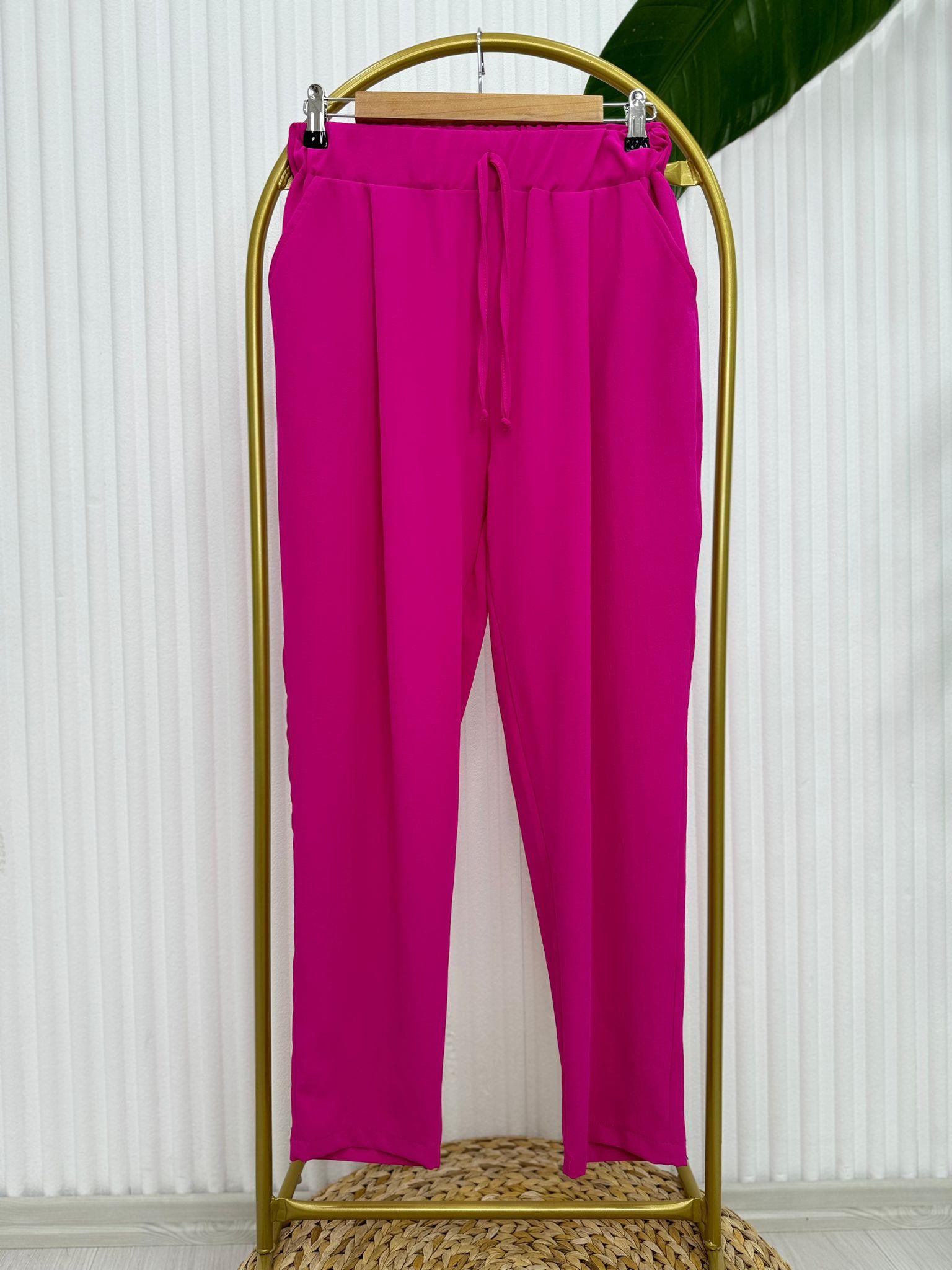 18102 AYROBİN PANTOLON PEMBE