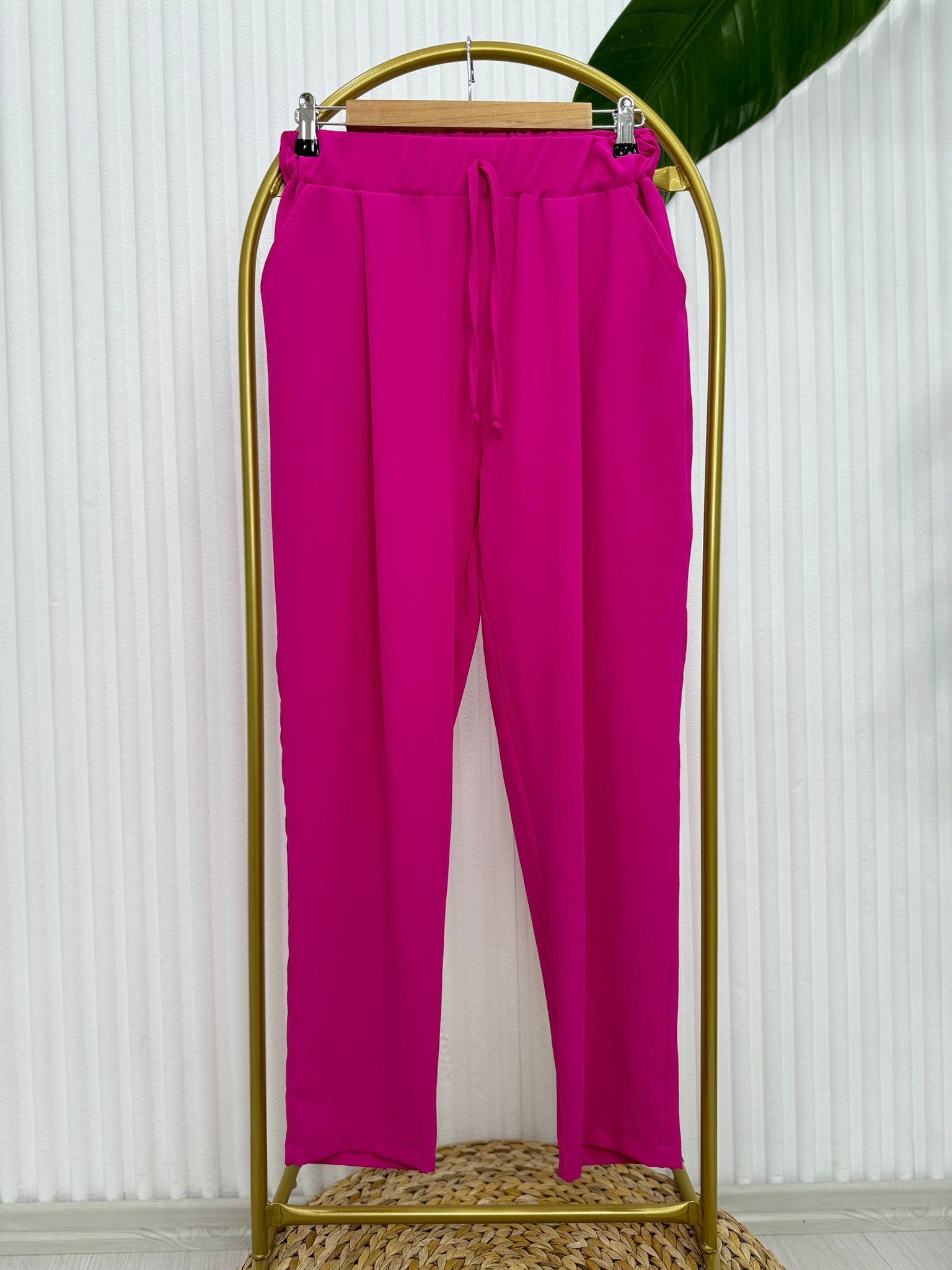 18102 AYROBİN PANTOLON PEMBE