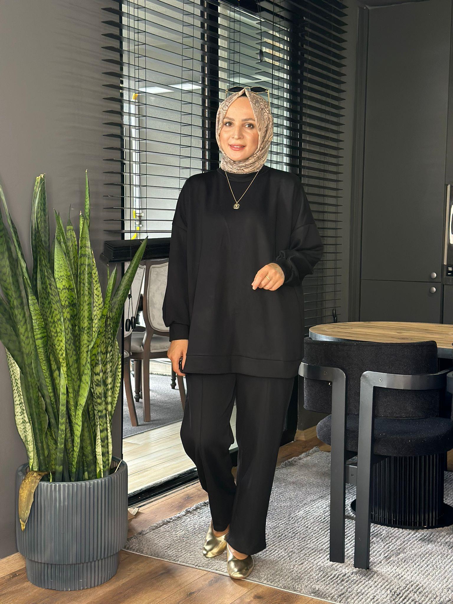 22602 RAHAT İKİ İPLİK TAKIM SİYAH 