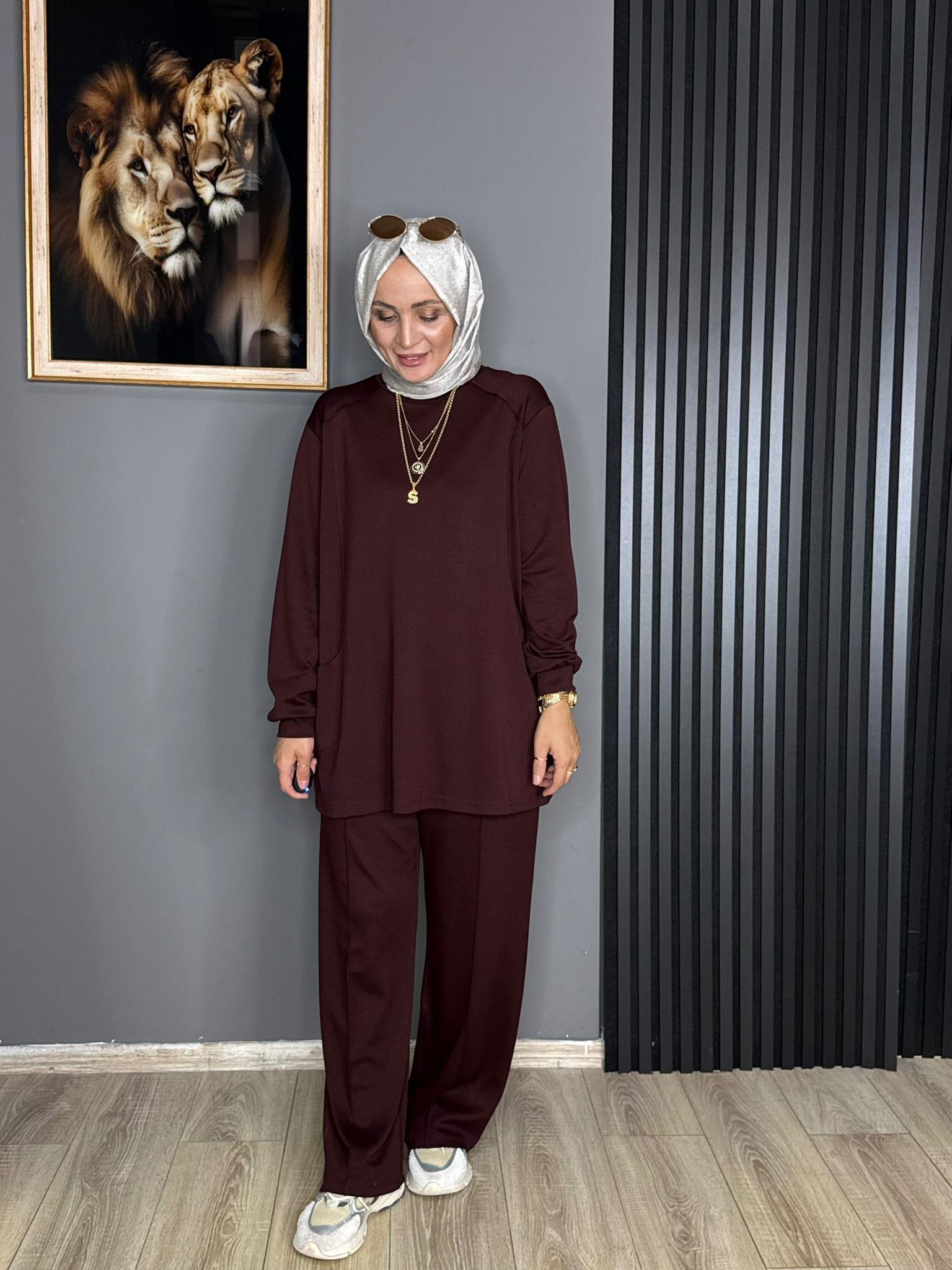 22629 CEPLİ OYSHO TAKIM BORDO 