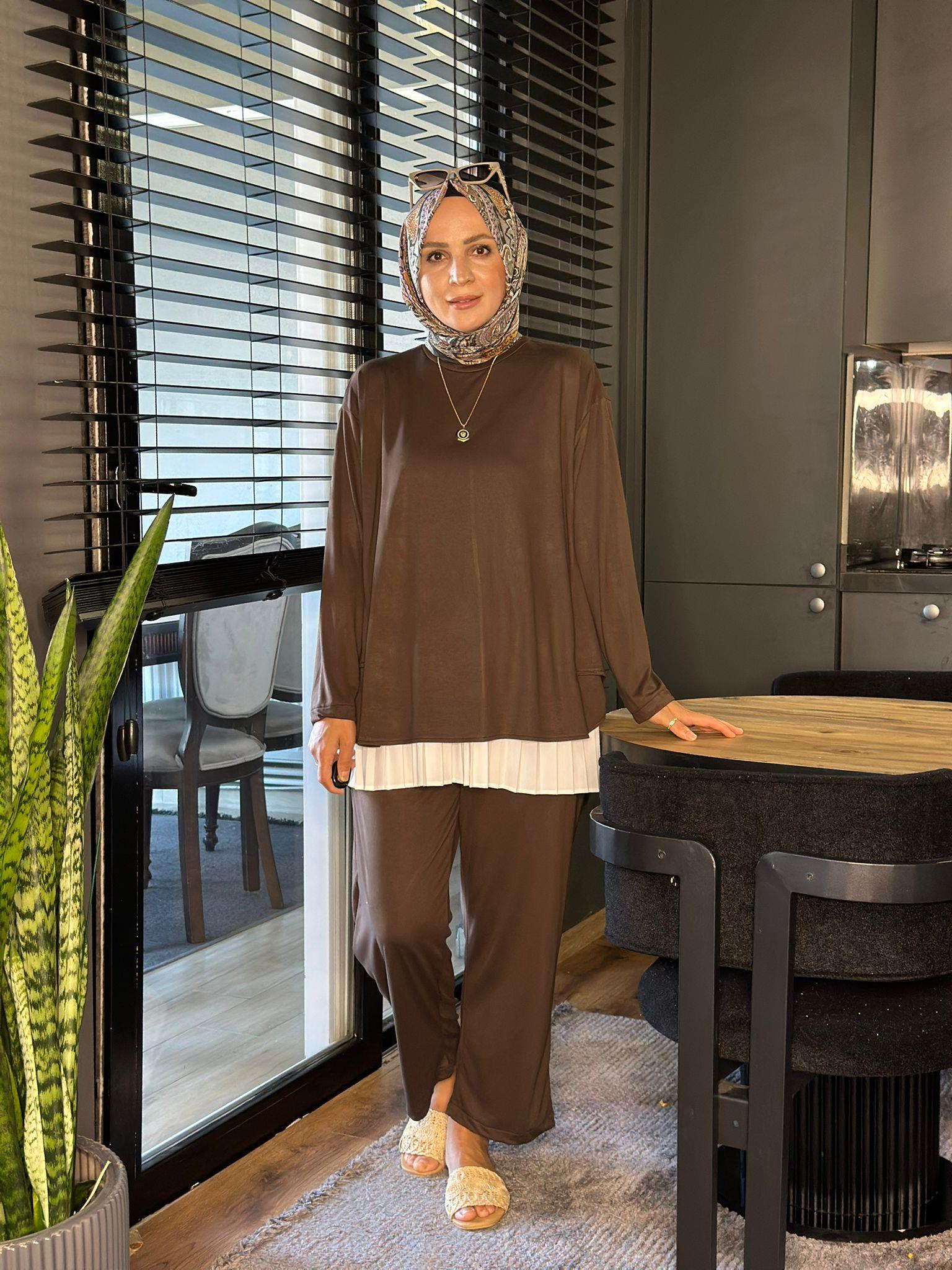 22746 YIRTMAÇLI OYSHO TAKIM KAHVE 