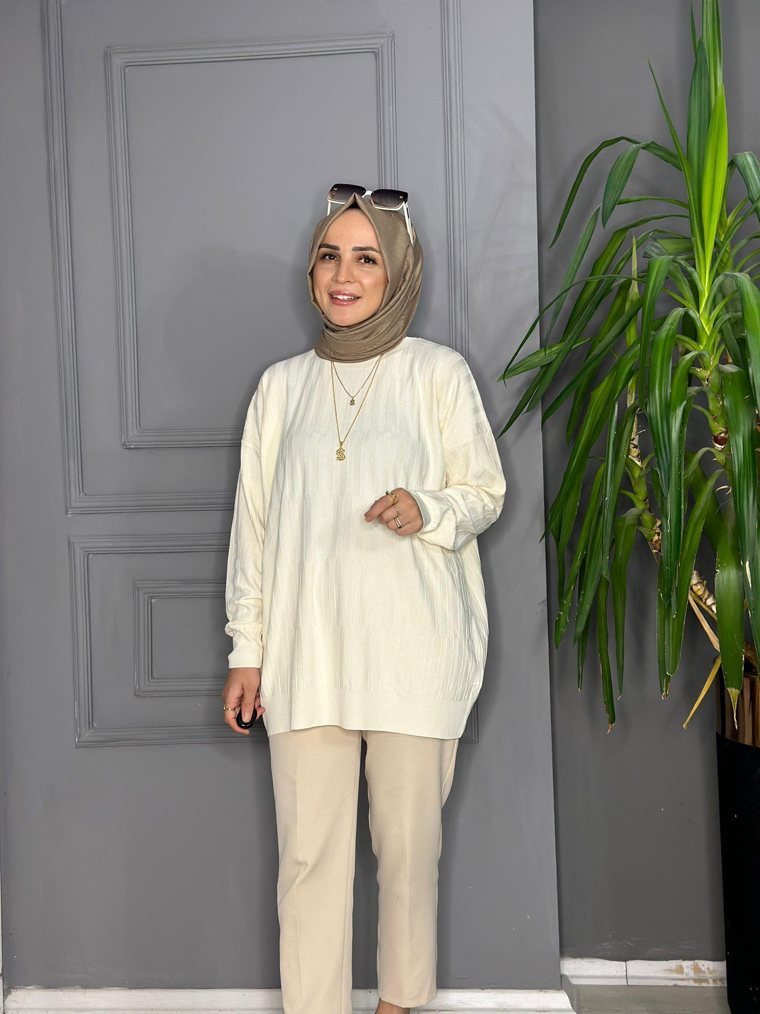 23724 MERSERİZE TRİKO BEJ