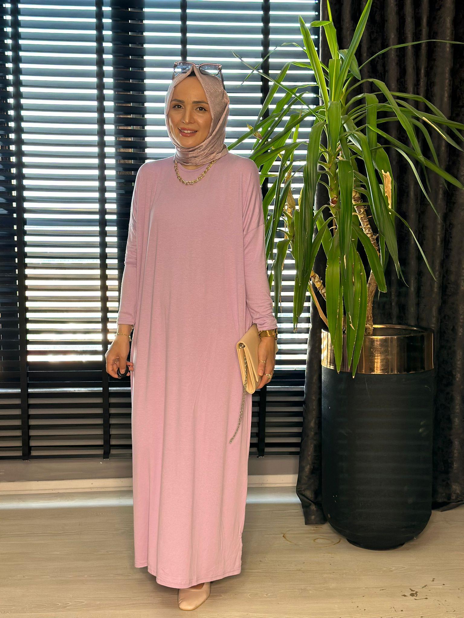 24234 PENYE ELBİSE LİLA