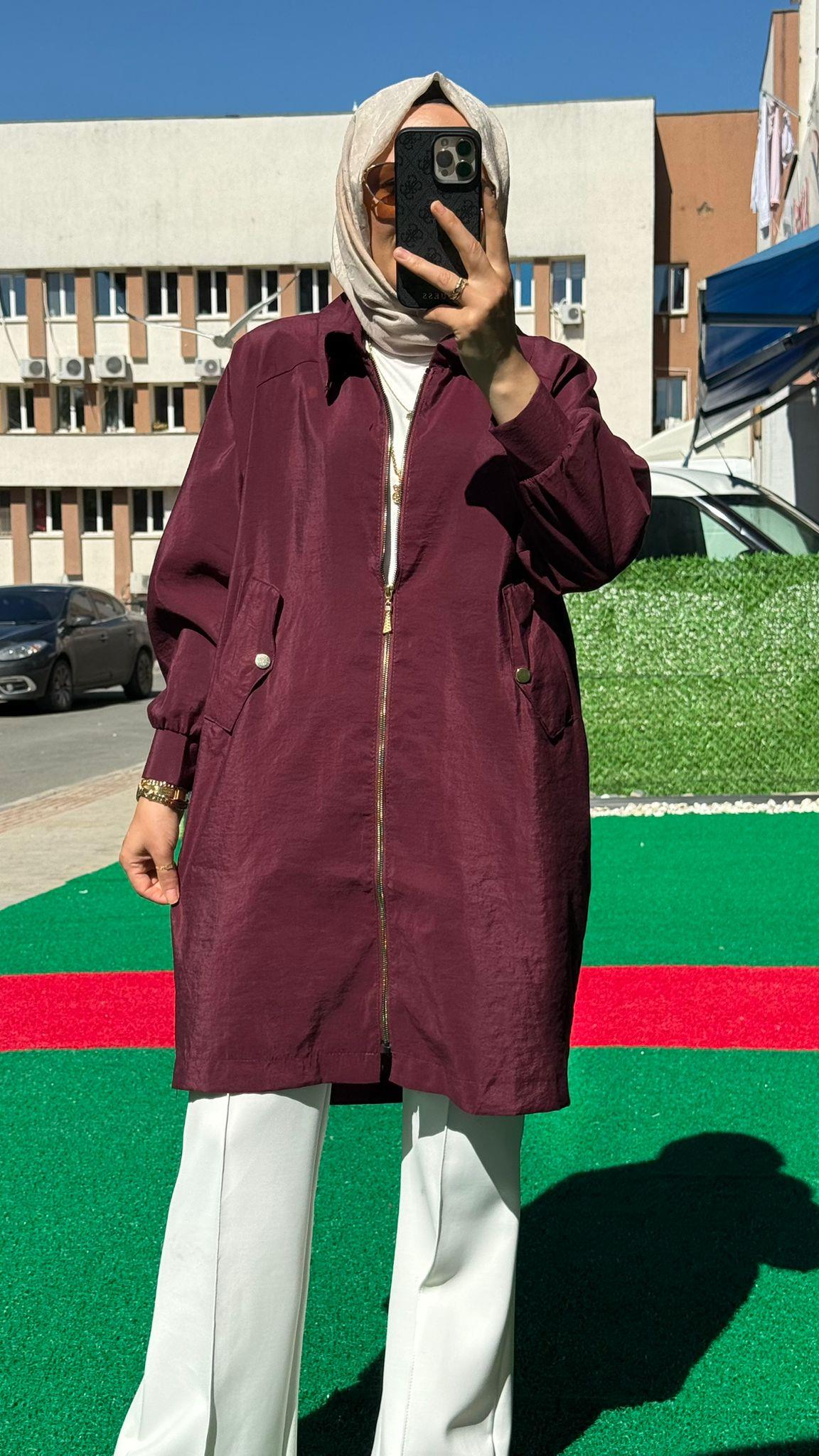 24235 MİDİ BOY KAP BORDO 