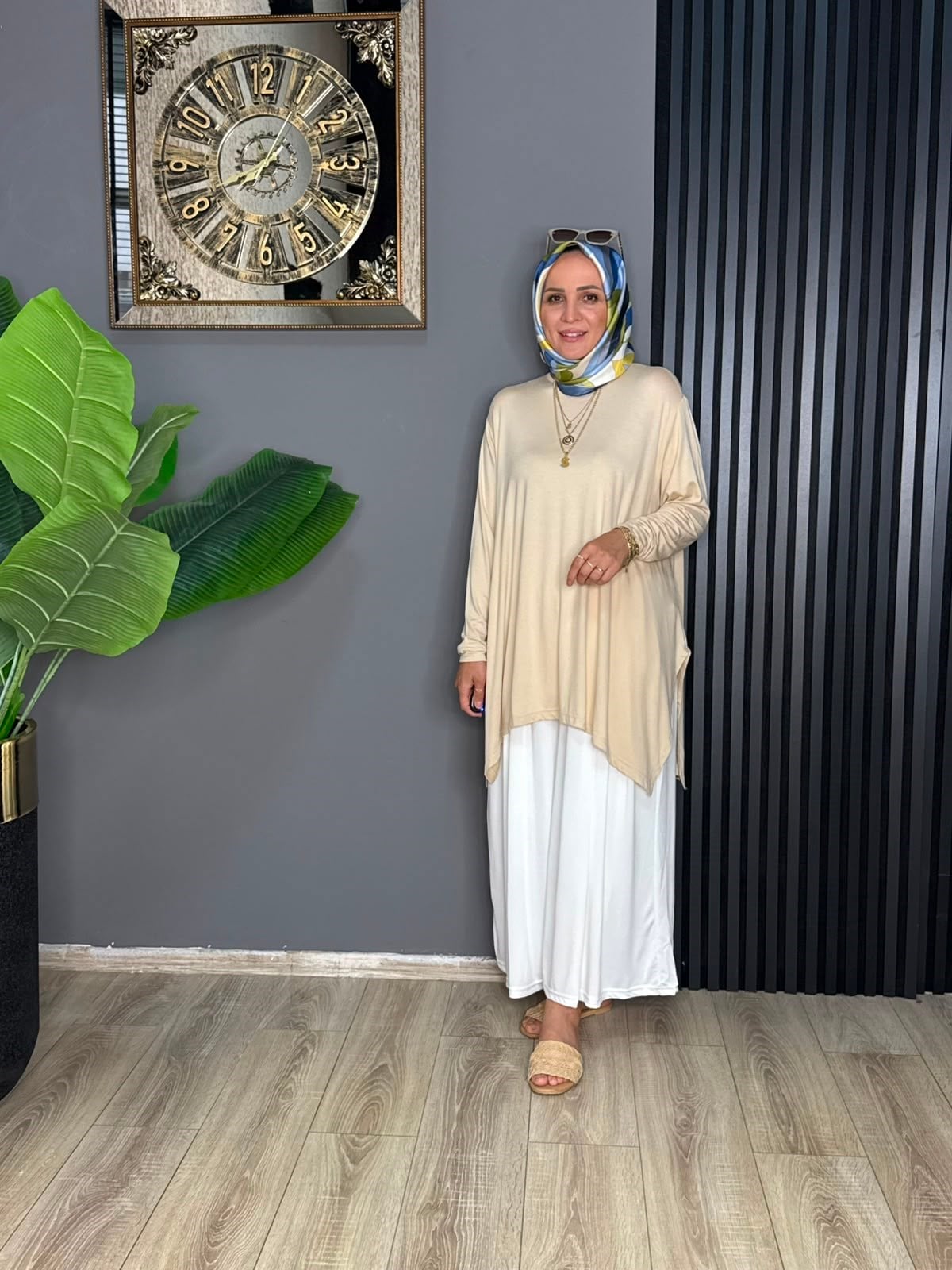24278  PENYE KUMAŞ TUNİK BEJ STD