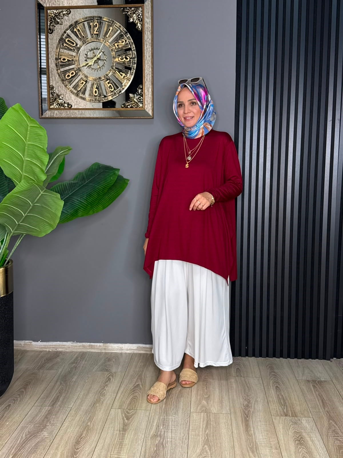 24278  PENYE KUMAŞ TUNİK BORDO STD