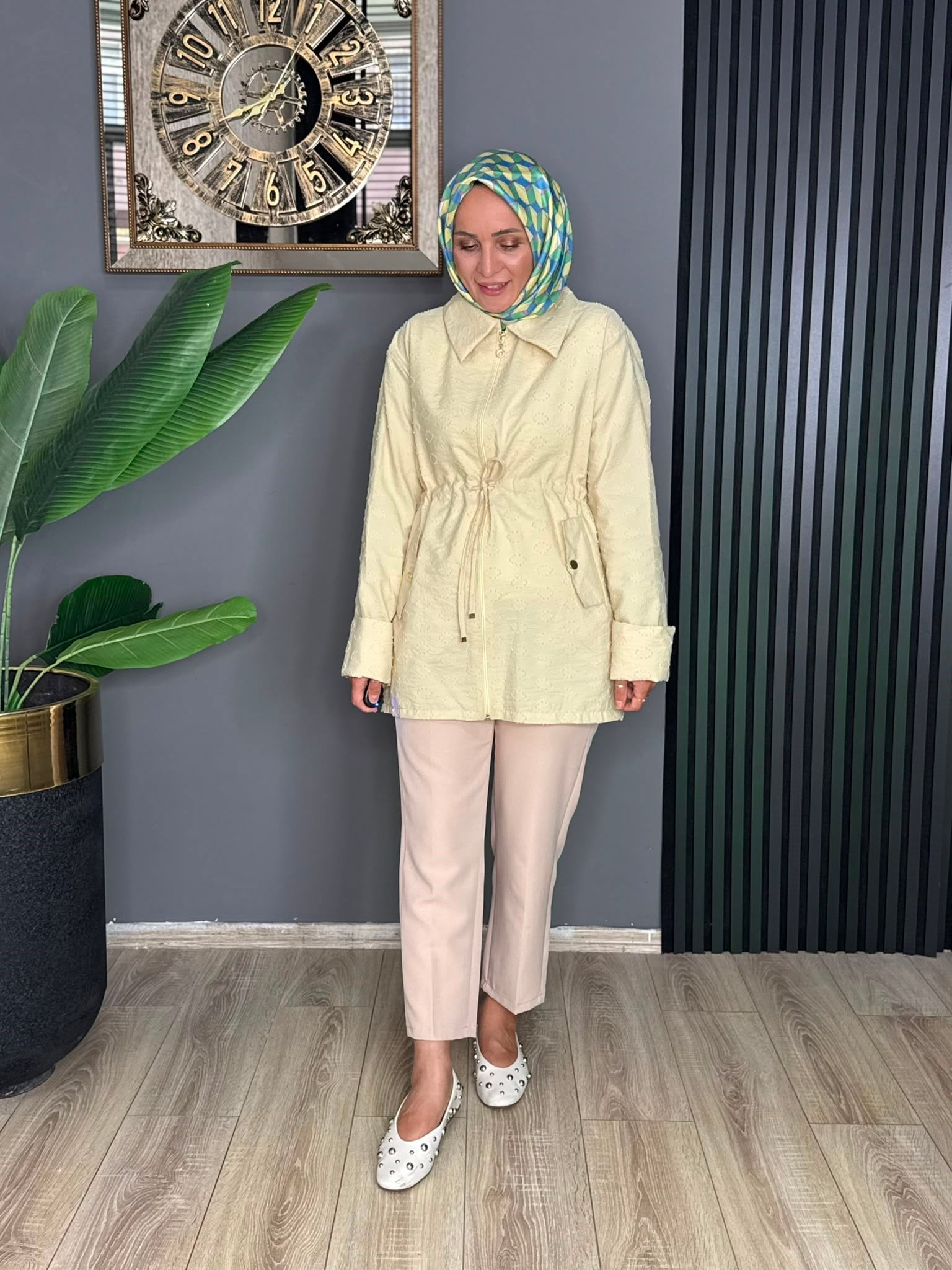 24417 KABARTMA DESEN KAP SARI 