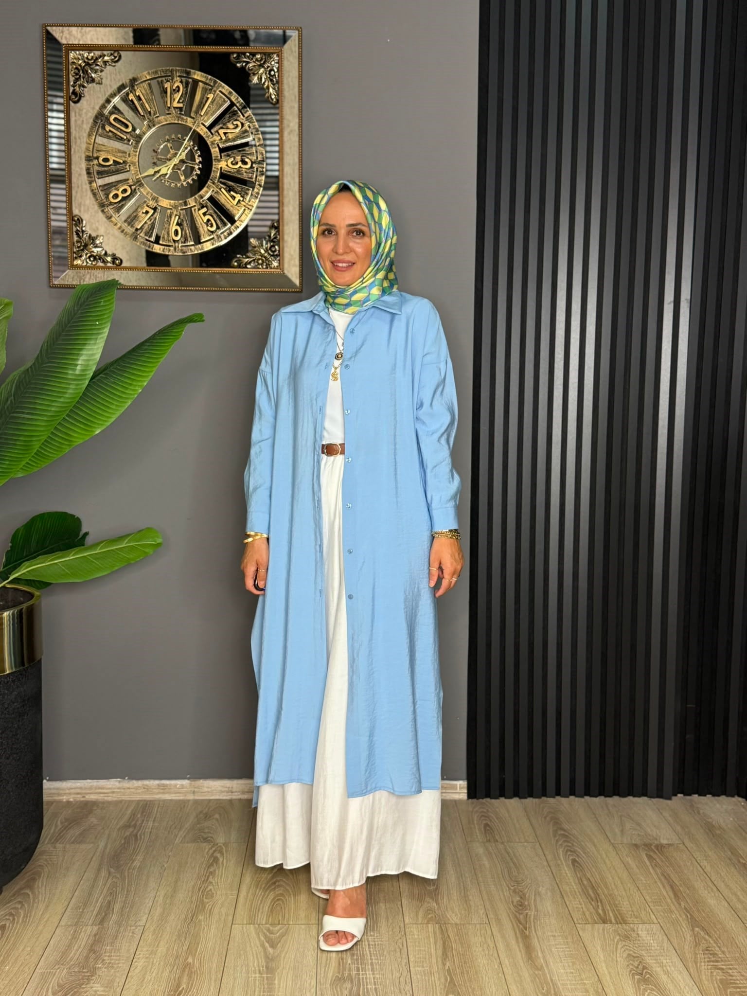 2760 FERACE TUNİK MAVİ 