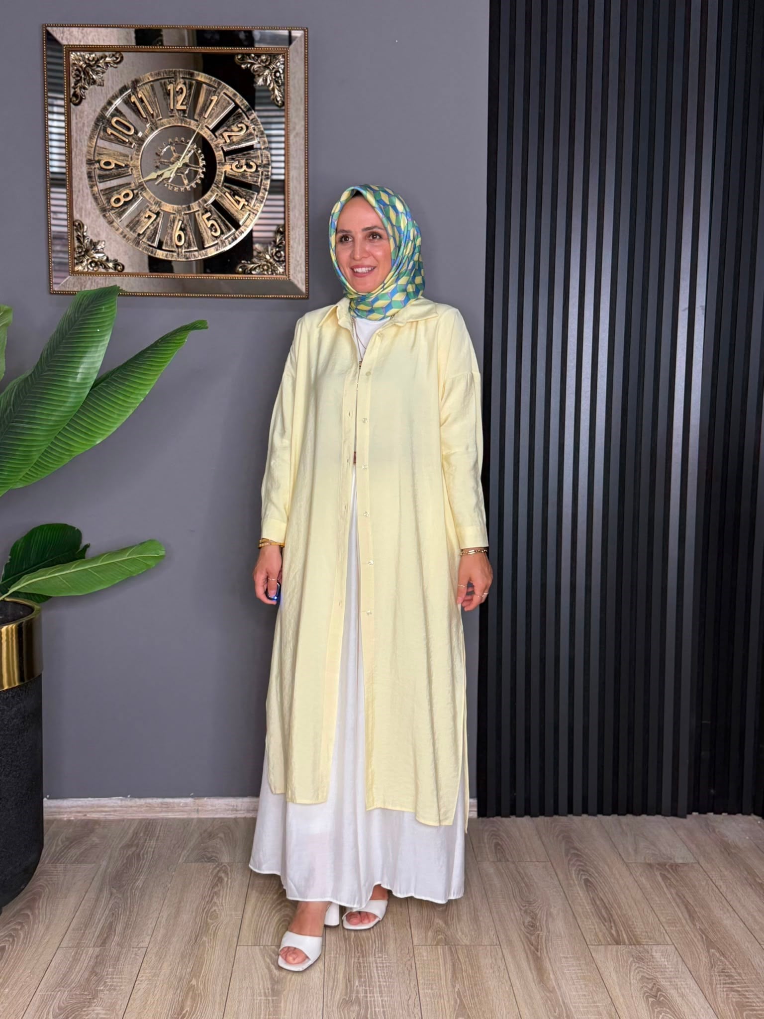 2760 FERACE TUNİK SARI