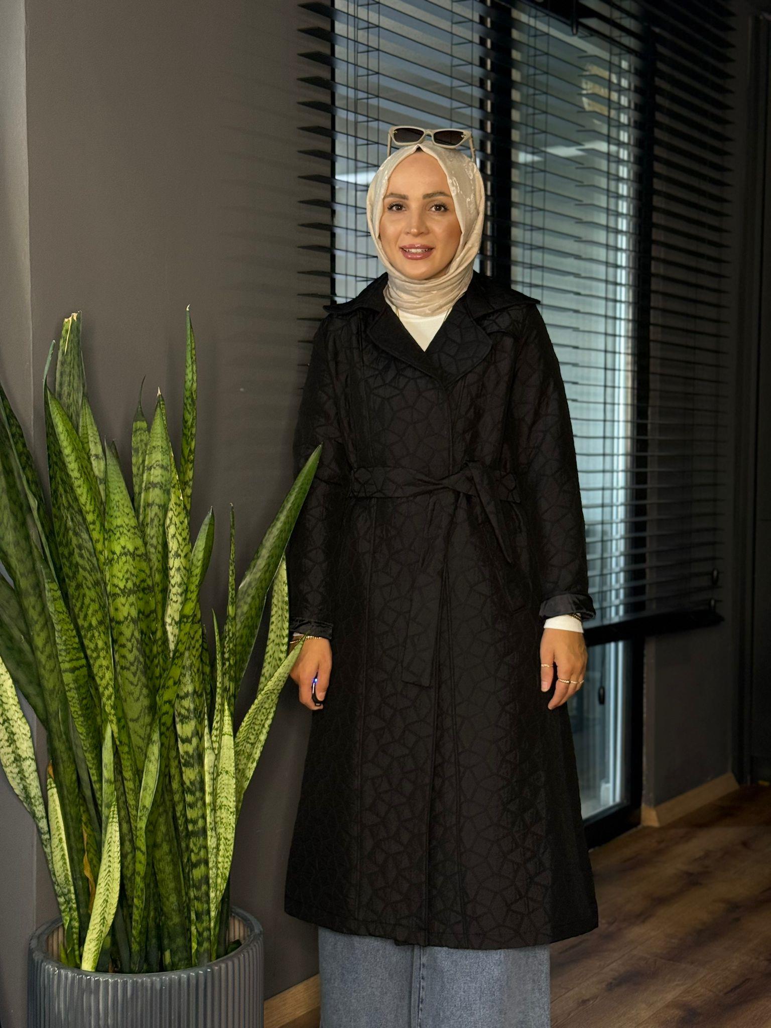 2779 BEL BAĞLAMALI KAPİTONE MONT SİYAH 