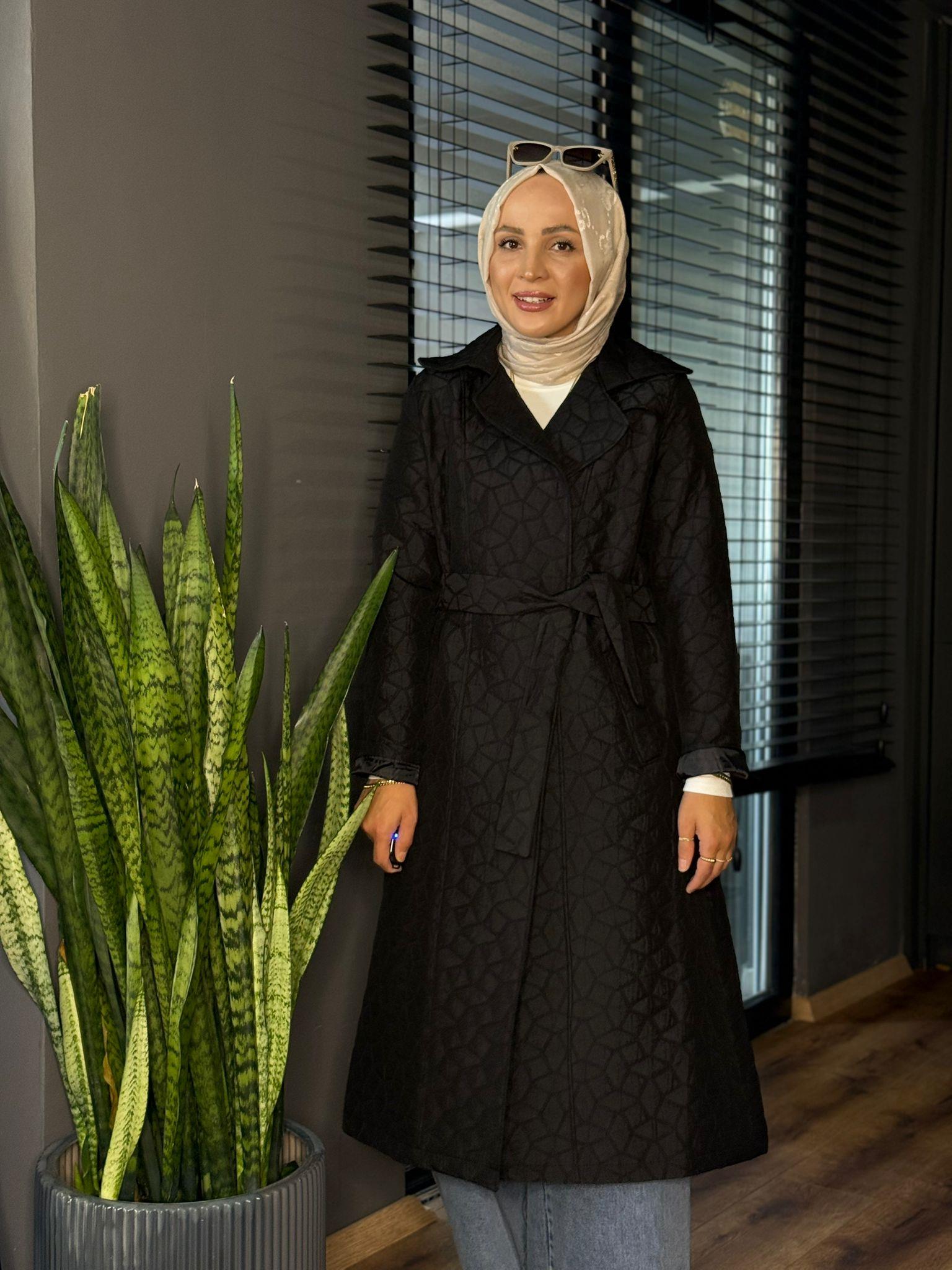 2779 BEL BAĞLAMALI KAPİTONE MONT SİYAH 