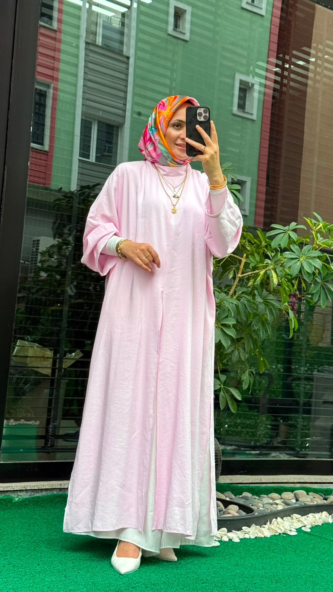 2797 FERACE TUNİK PEMBE