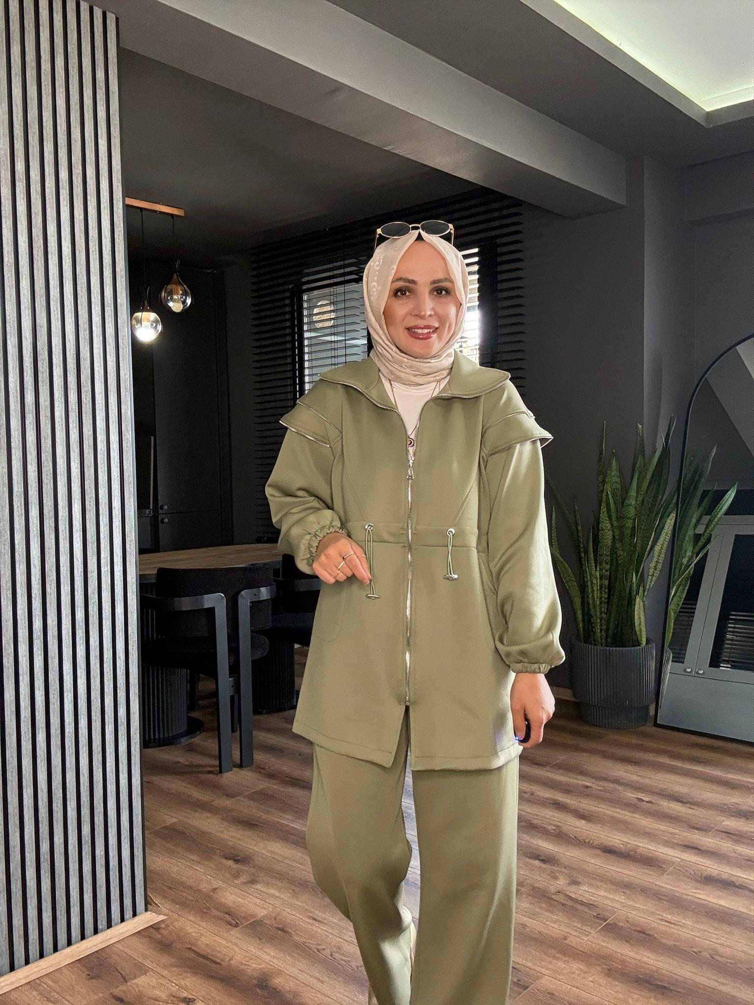 2860 FERMUAR DETAY OYSHO TAKIM MİNT YEŞİLİ 