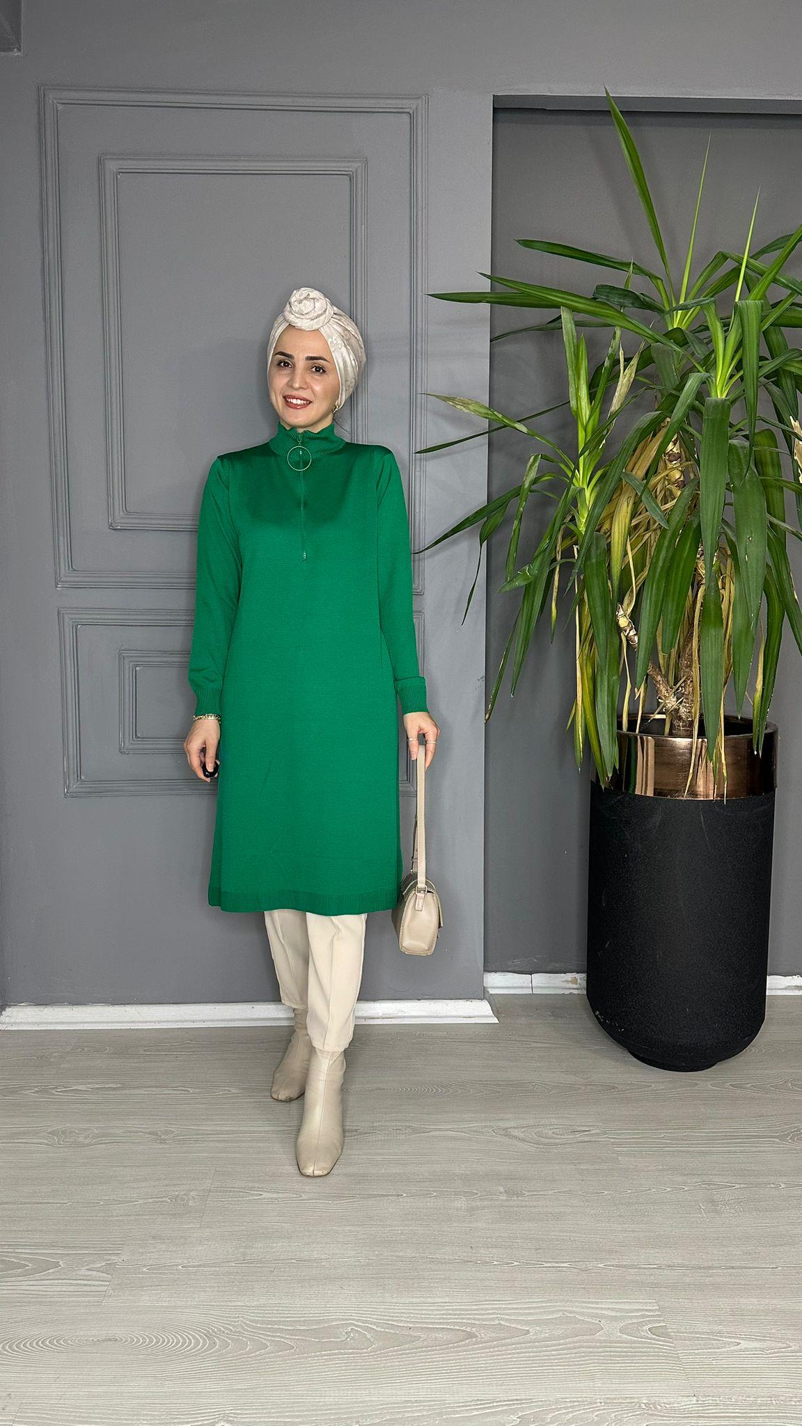 34050 FERMUARLI TRİKO BENETTON YEŞİL 