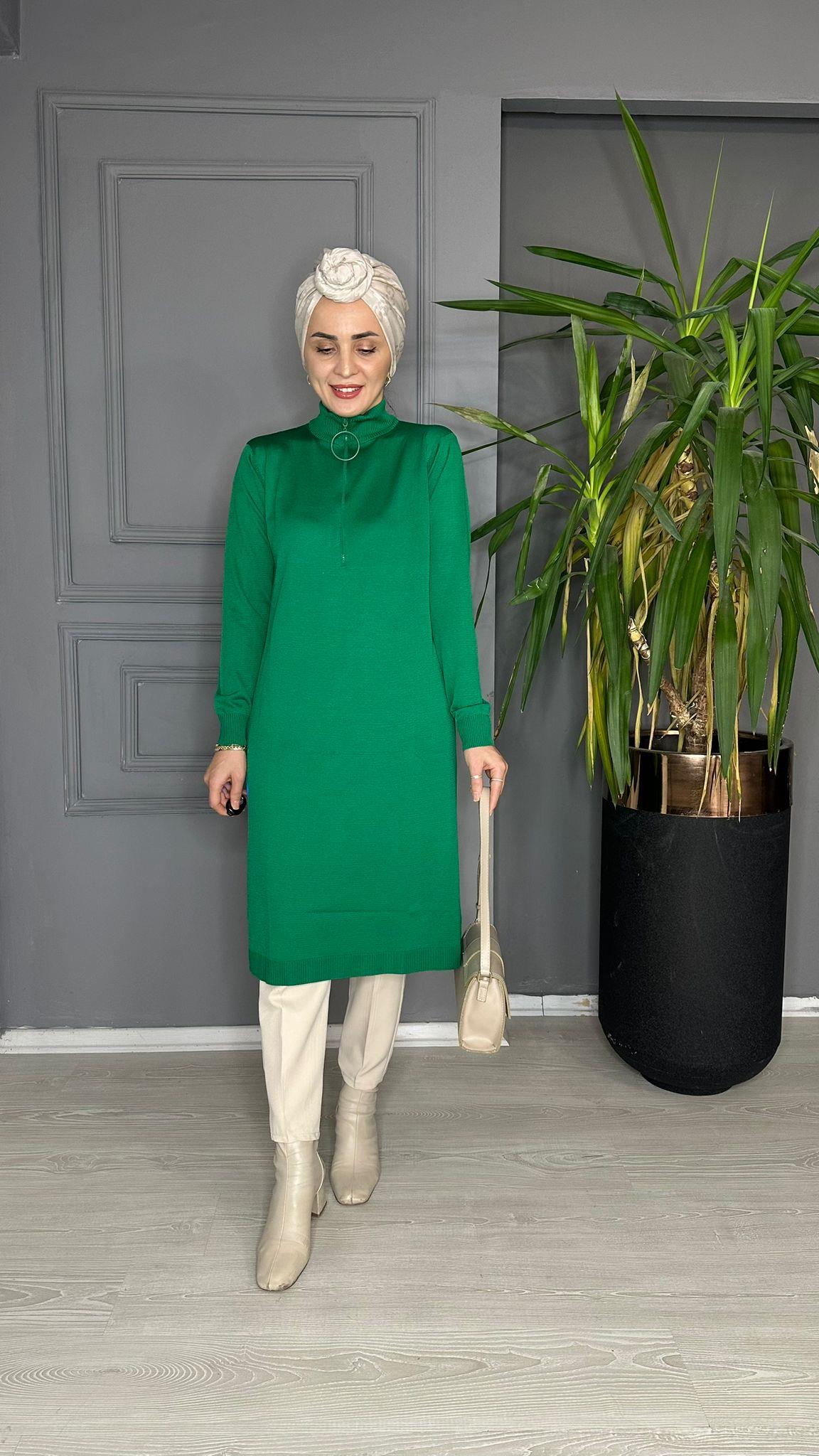 34050 FERMUARLI TRİKO BENETTON YEŞİL 