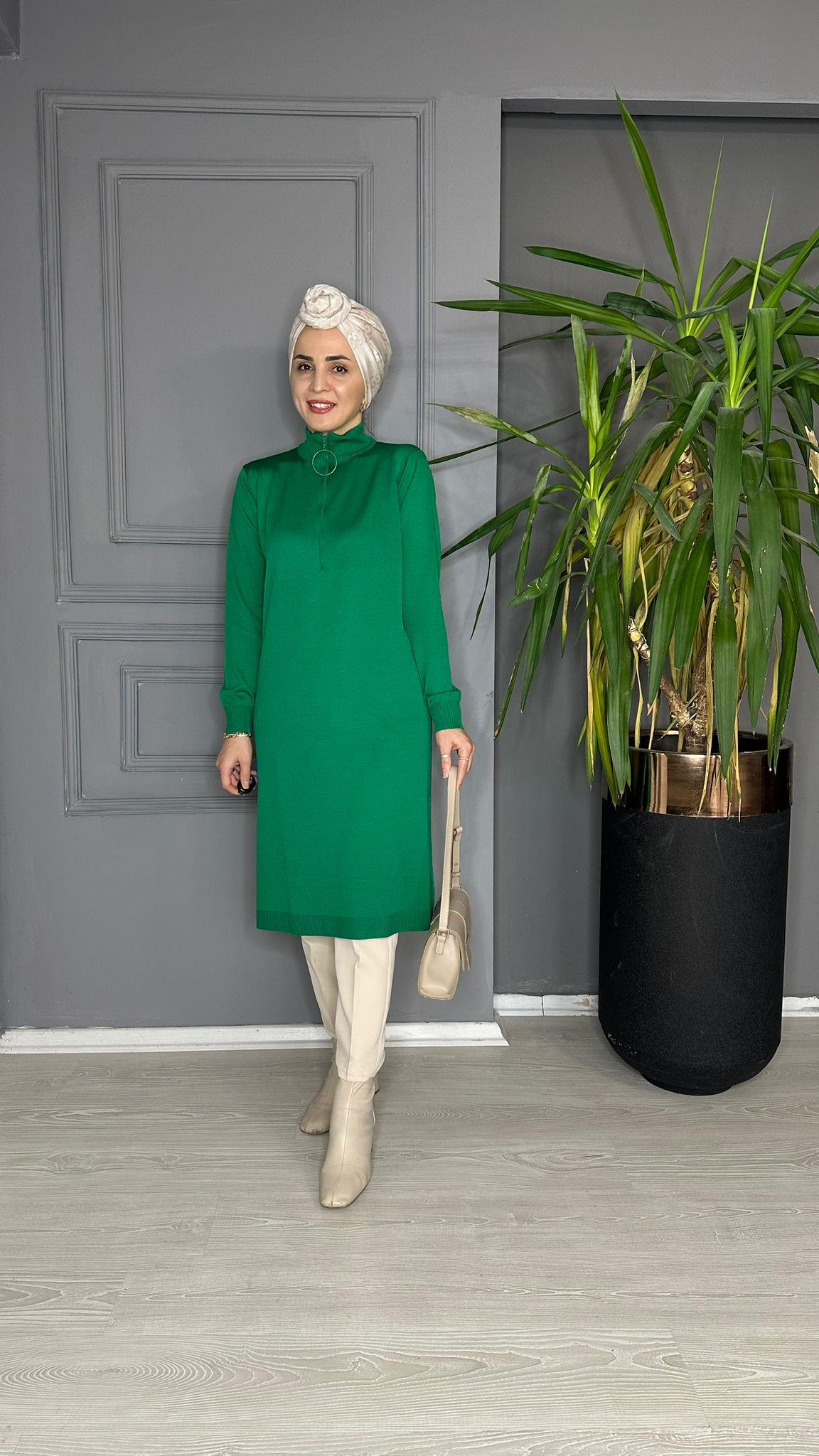 34050 FERMUARLI TRİKO BENETTON YEŞİL 