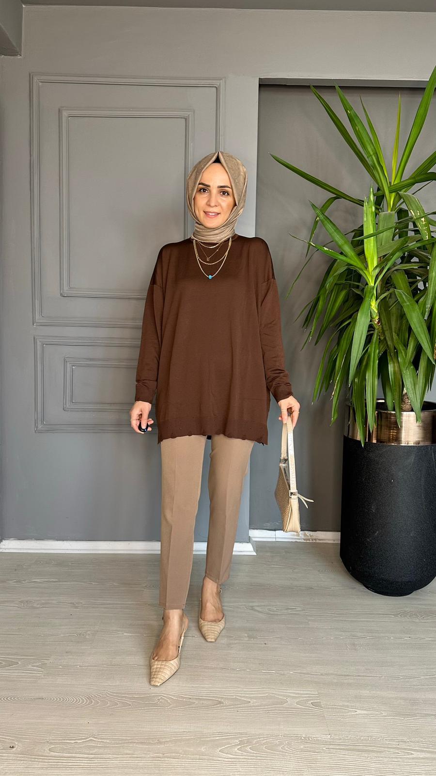 40413 ACI KAHVE MERSERİZE TRİKO