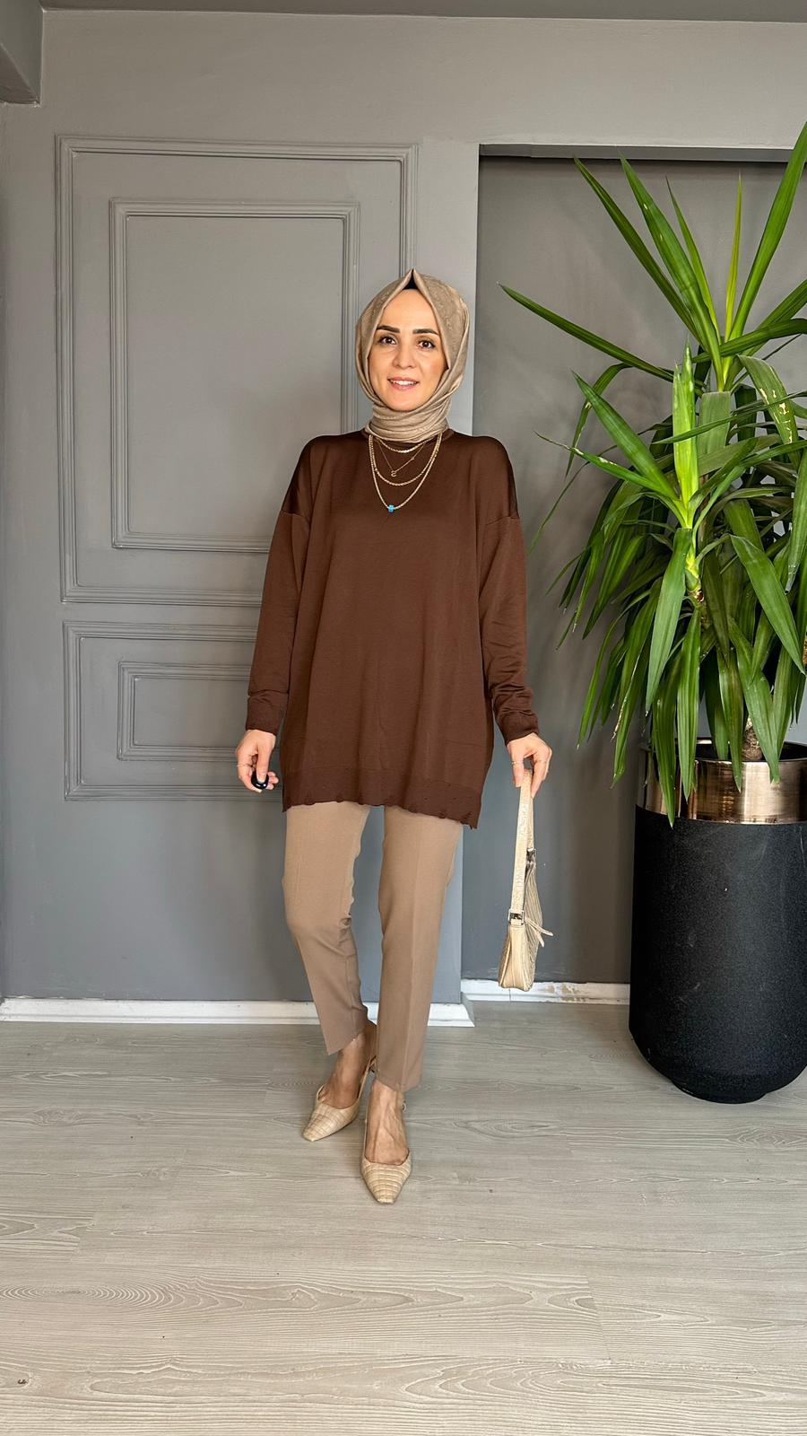 40413 ACI KAHVE MERSERİZE TRİKO