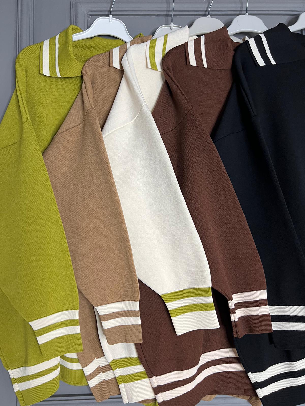 40643 TRİKO KAZAK CAMEL