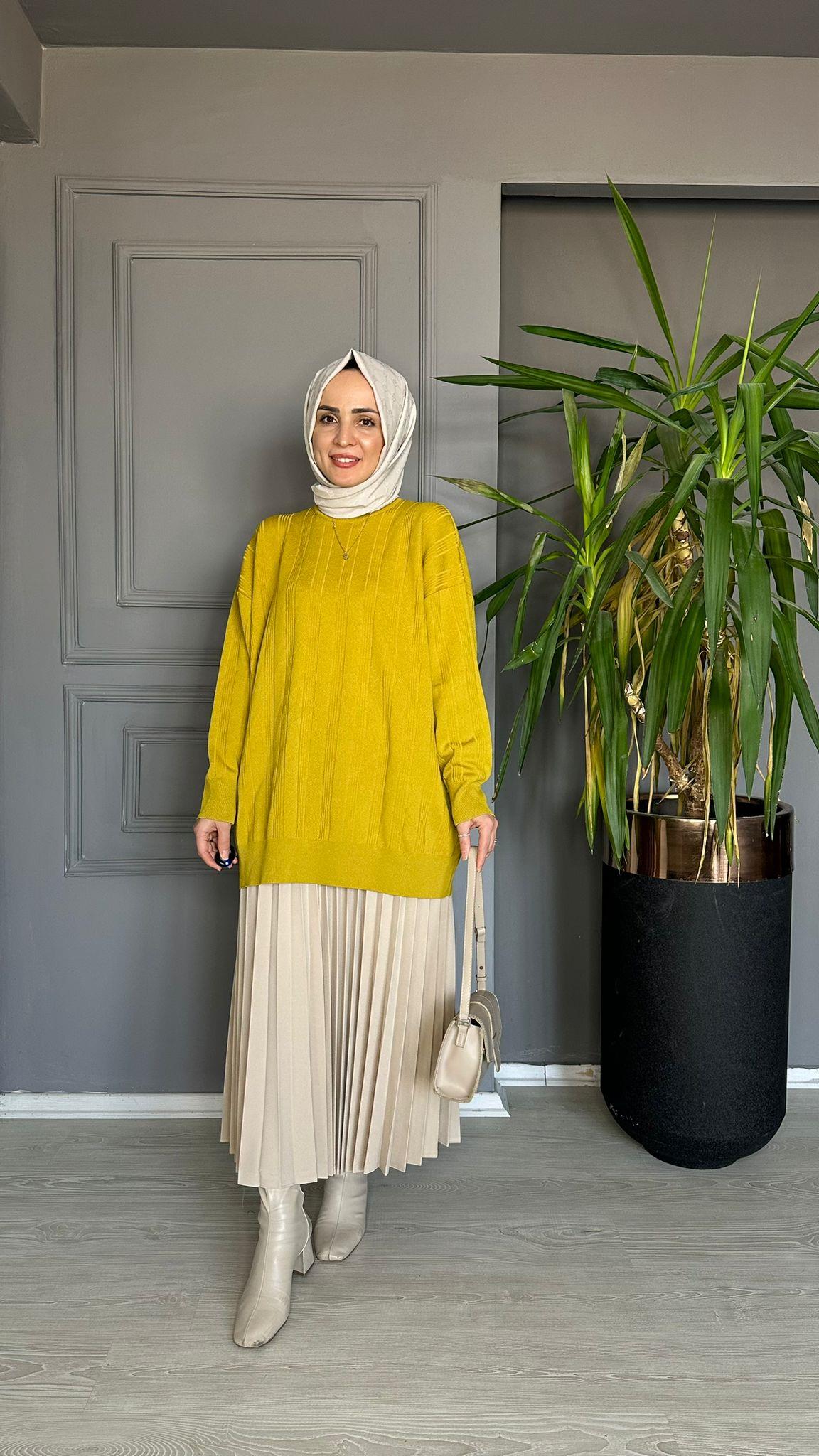 40693 ÇİZGİLİ MERSERİZE YAĞ YEŞİL