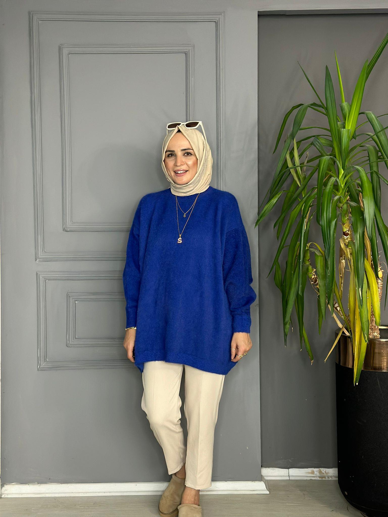 40807 SALAŞ MASSİ MODEL KAZAK MAVİ 