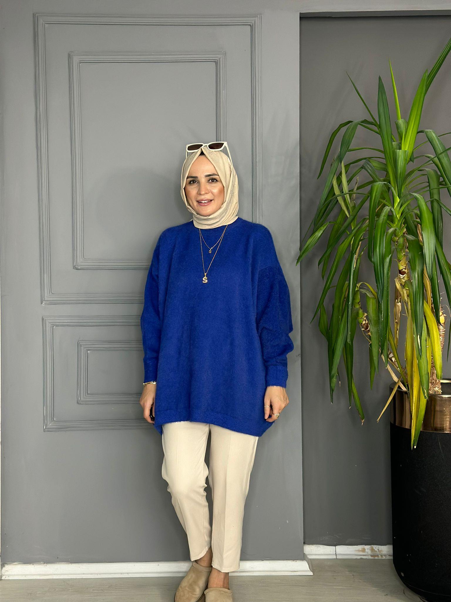 40807 SALAŞ MASSİ MODEL KAZAK MAVİ 