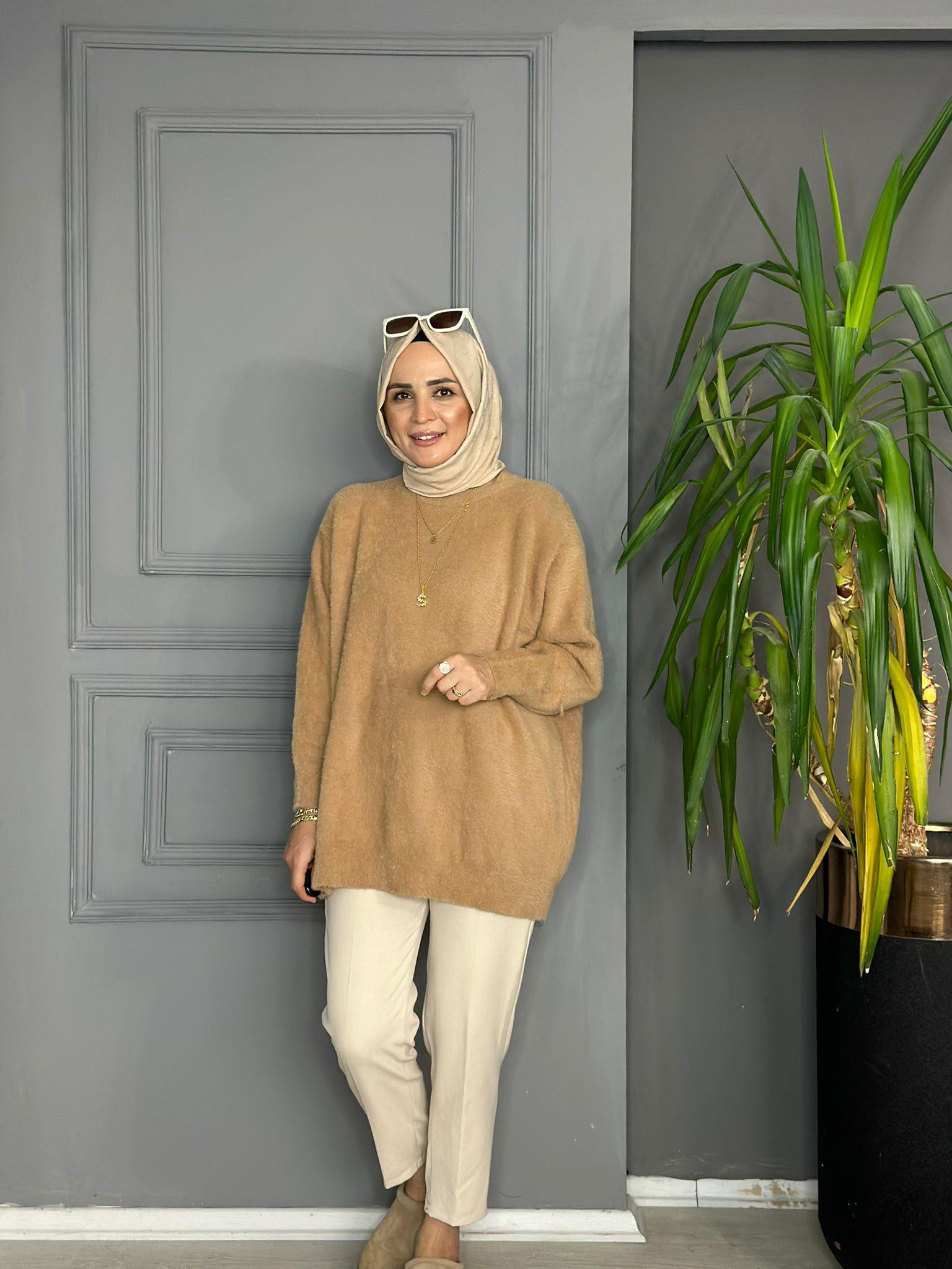 40807 SALAŞ MASSİ MODEL KAZAK VİZON 