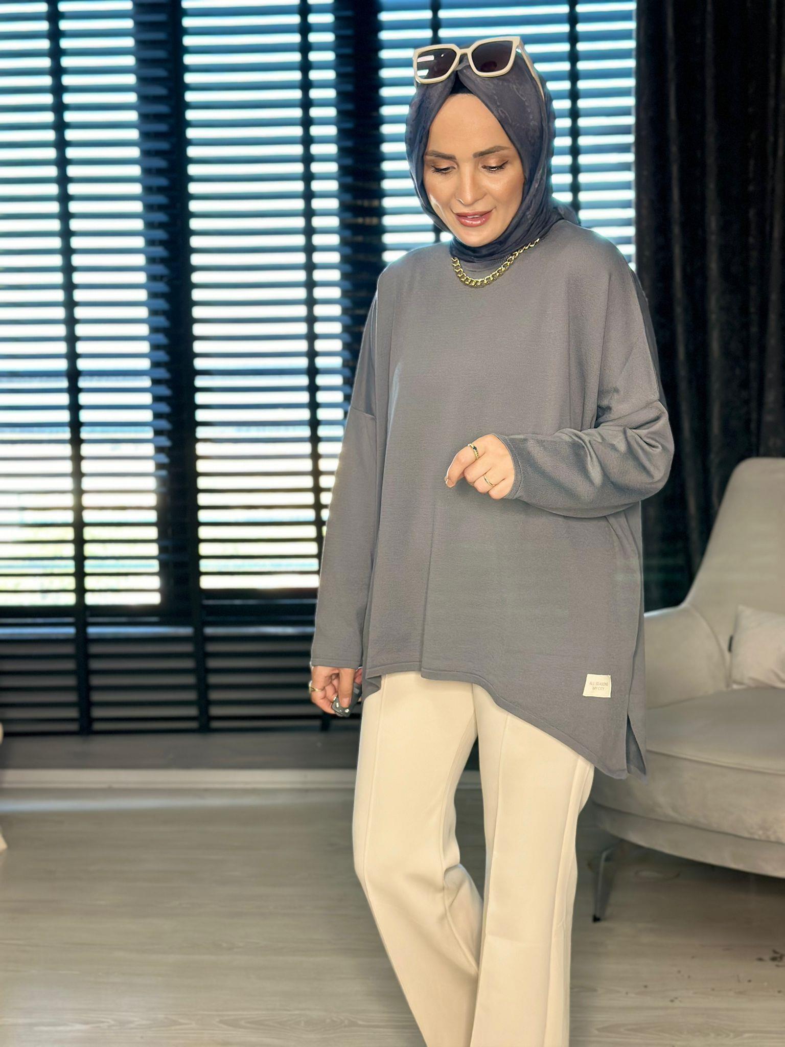 40904  SALAŞ KESİM MERSERİZE TRİKO GRİ