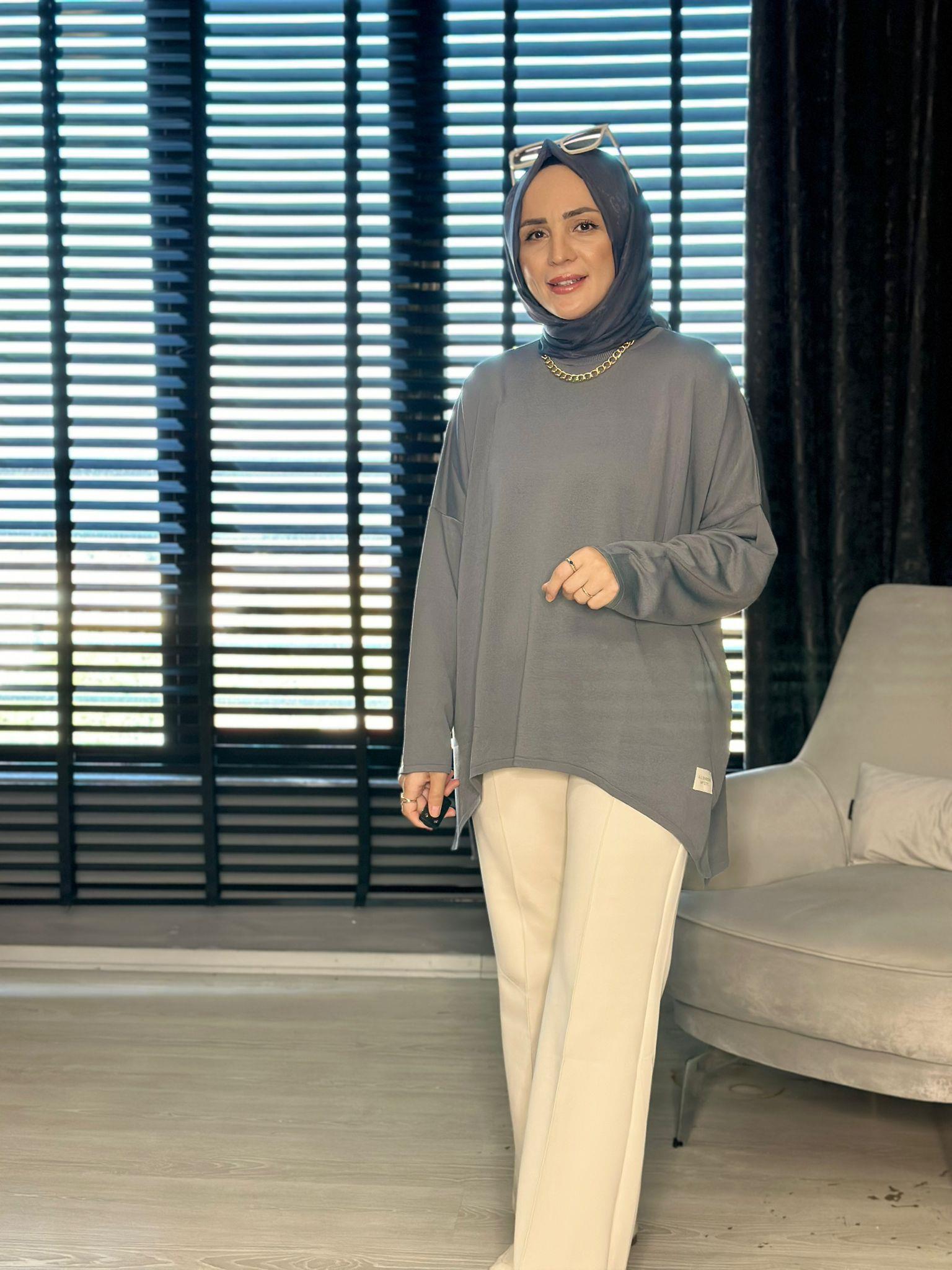 40904  SALAŞ KESİM MERSERİZE TRİKO GRİ