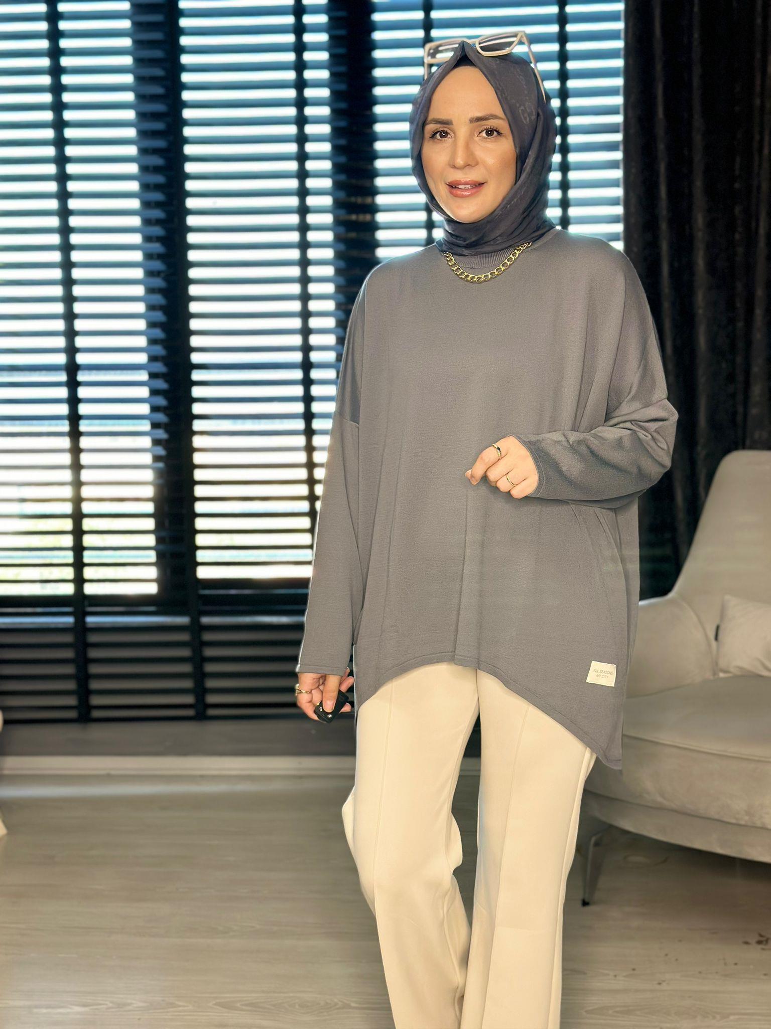 40904  SALAŞ KESİM MERSERİZE TRİKO GRİ