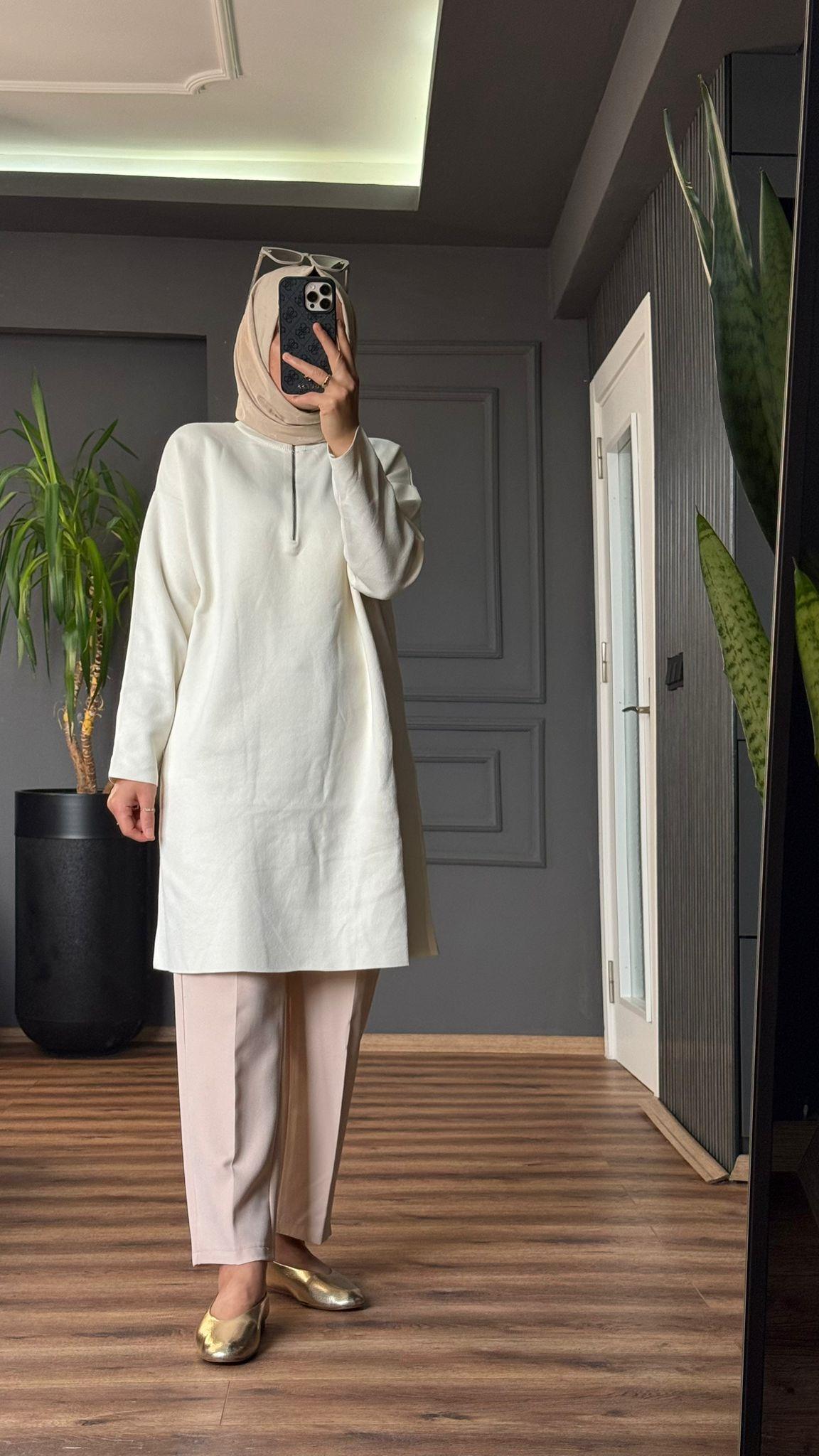 40910 ÇELİK ÖRME TRİKO KREM