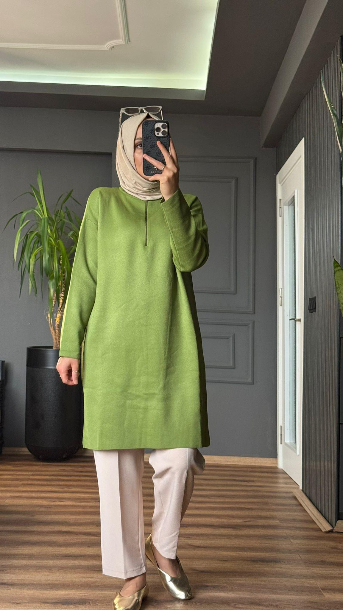 40910 ÇELİK ÖRME TRİKO YEŞİL