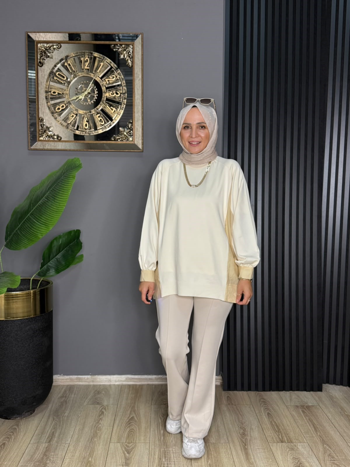 44277 GEÇİŞ DETAY MERSERİZE EKRU STD 