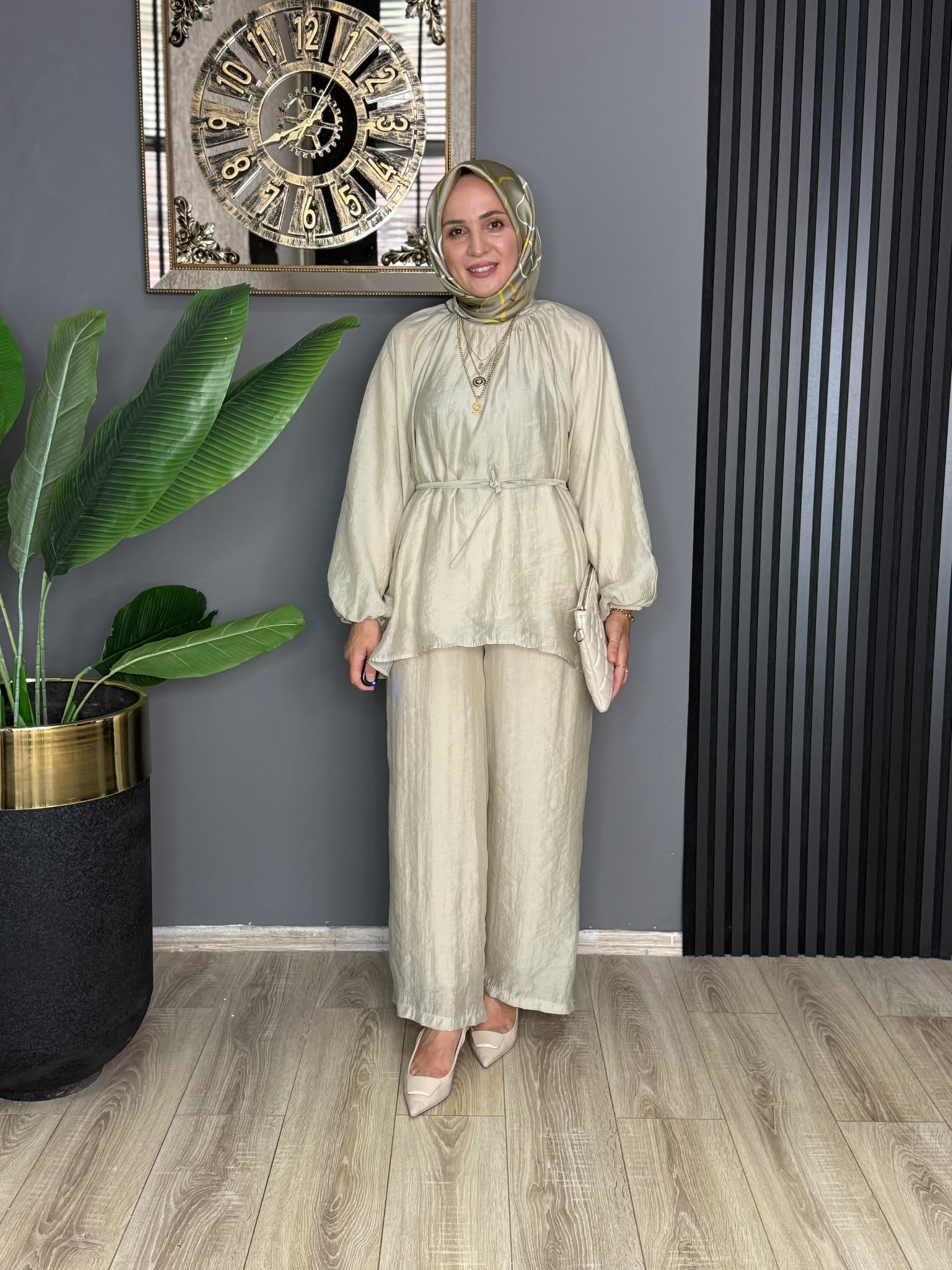 4712 SOFT BLUZ TAKIM YEŞİL 