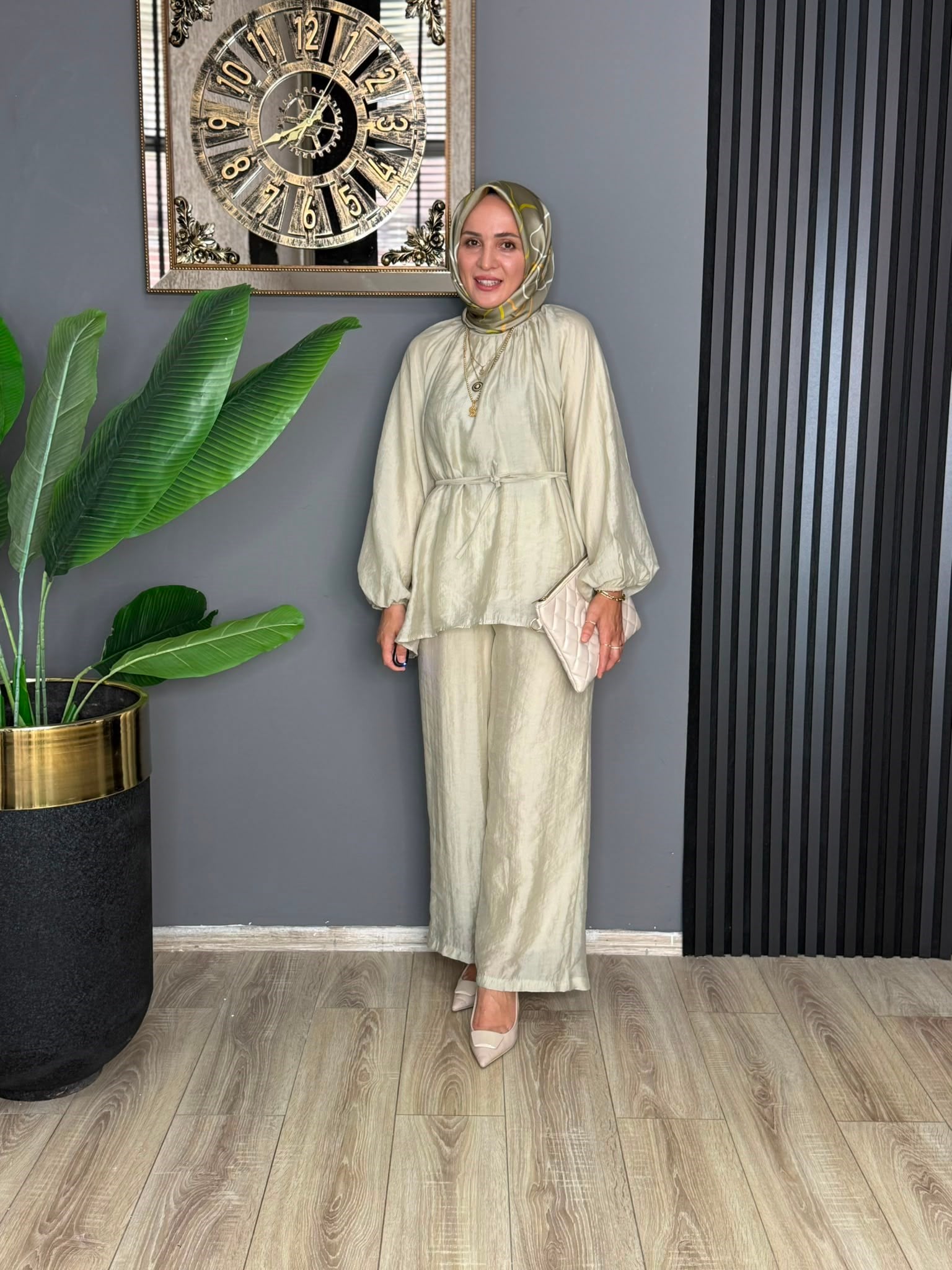 4712 SOFT BLUZ TAKIM YEŞİL 