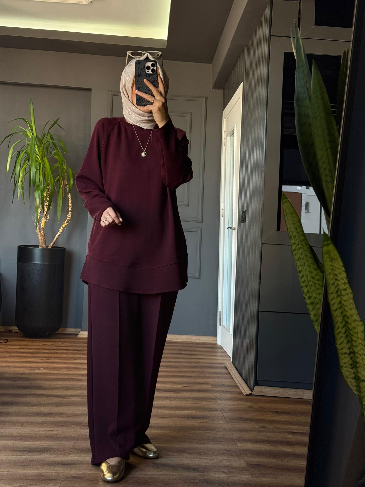 5010 OYSHO PANTOLONLU TAKIM BORDO 