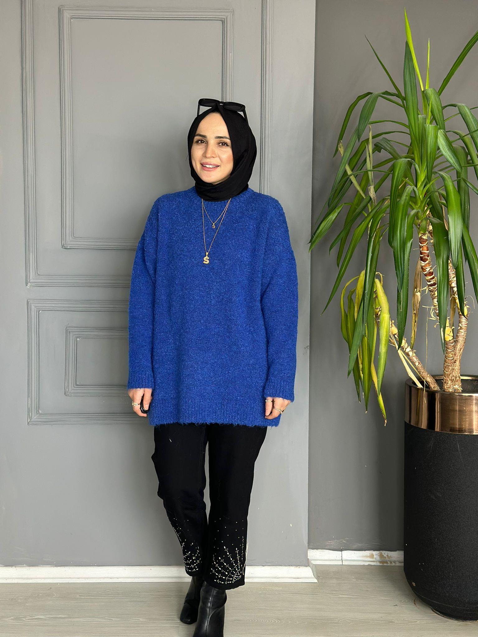 50616 TEDY KAZAK SAKS MAVİ