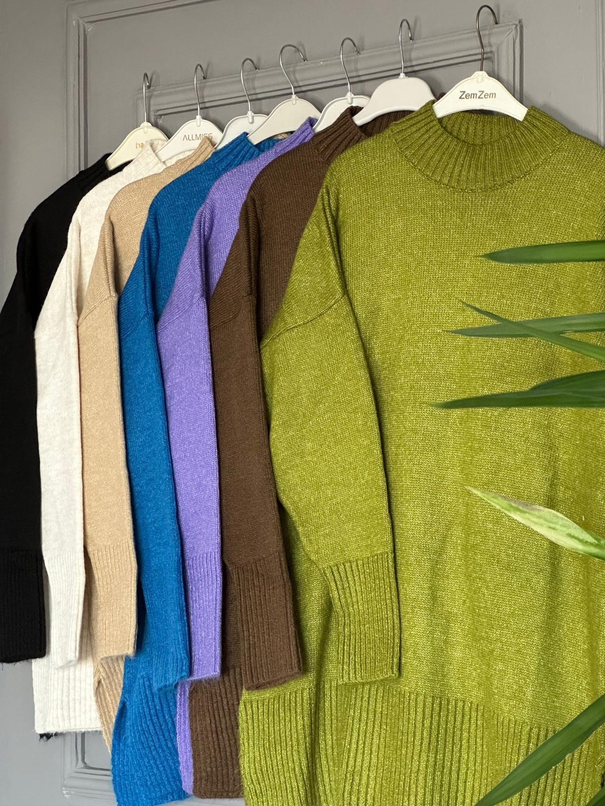 51701 BOĞAZLI TRİKO KAZAK YEŞİL 