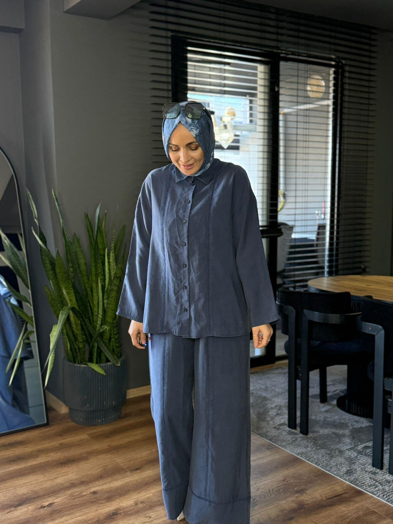 6231 BEGONVİL TAKIM LACİVERT  