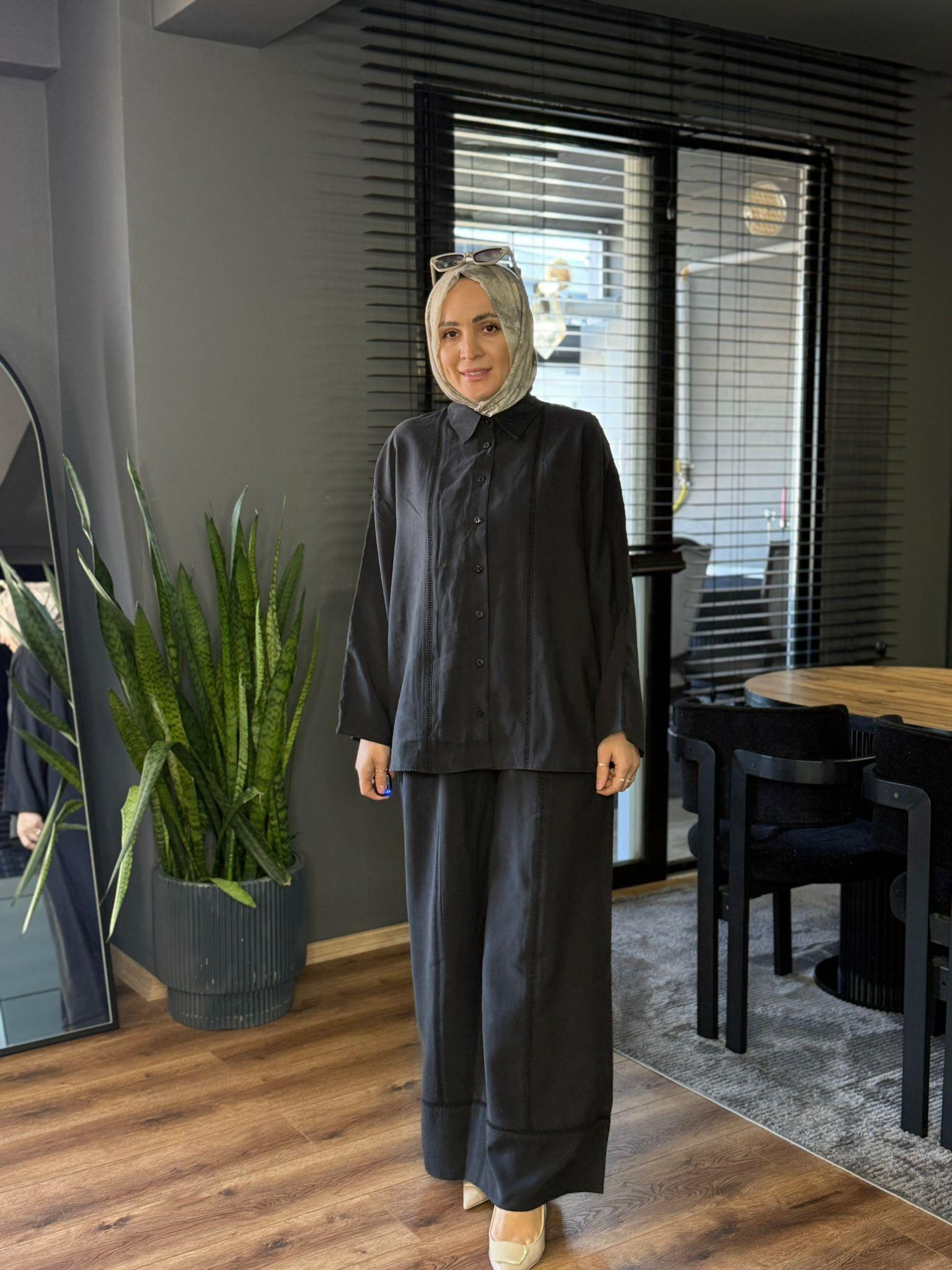 6231 BEGONVİL TAKIM SİYAH