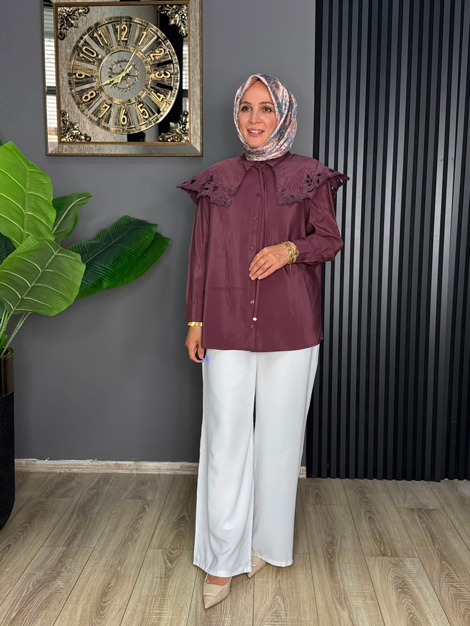 6326 YAKA DETAY GÖMLEK MÜRDÜM