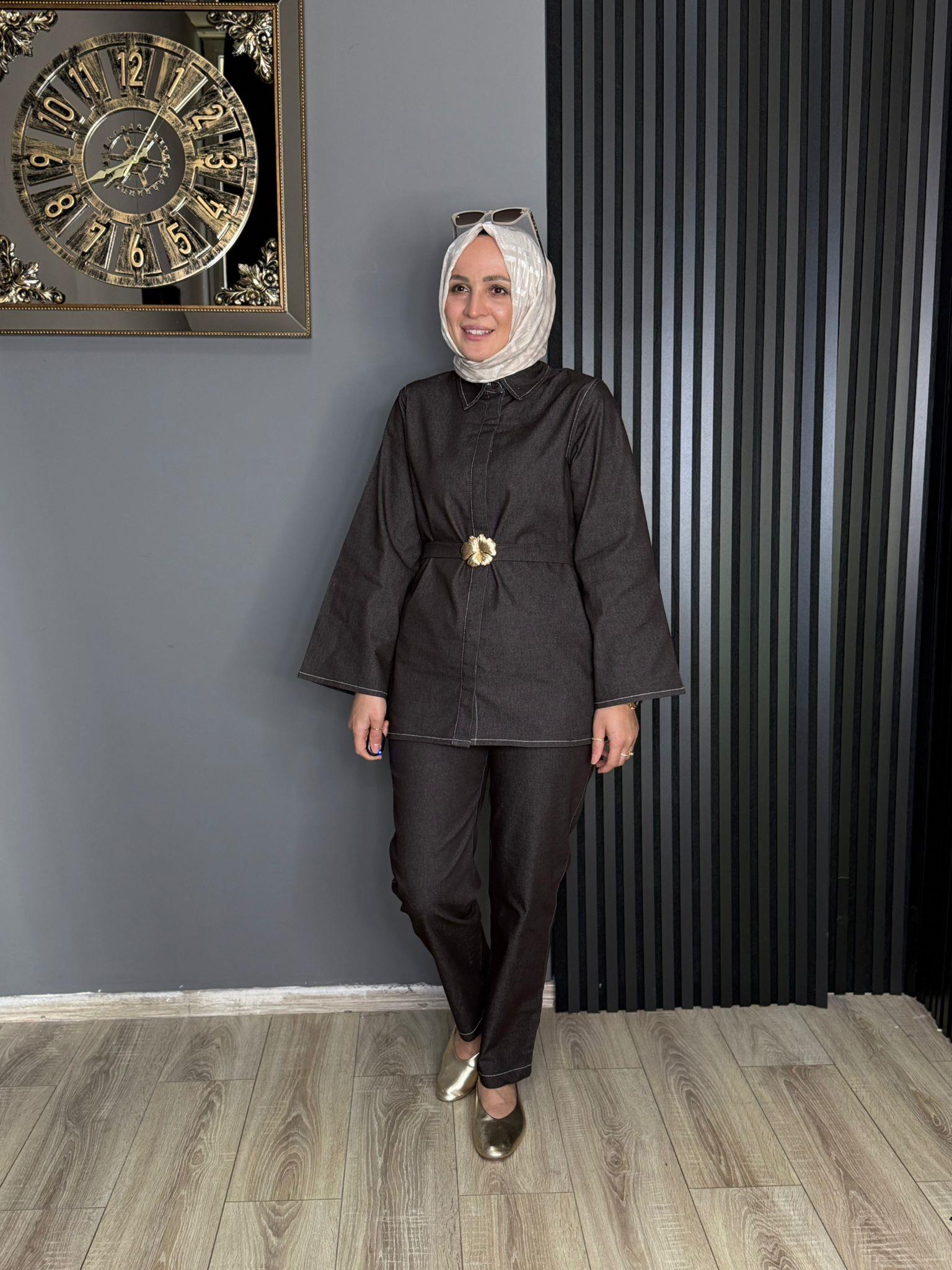 6399 EFLİN TAKIM KAHVERENGİ 