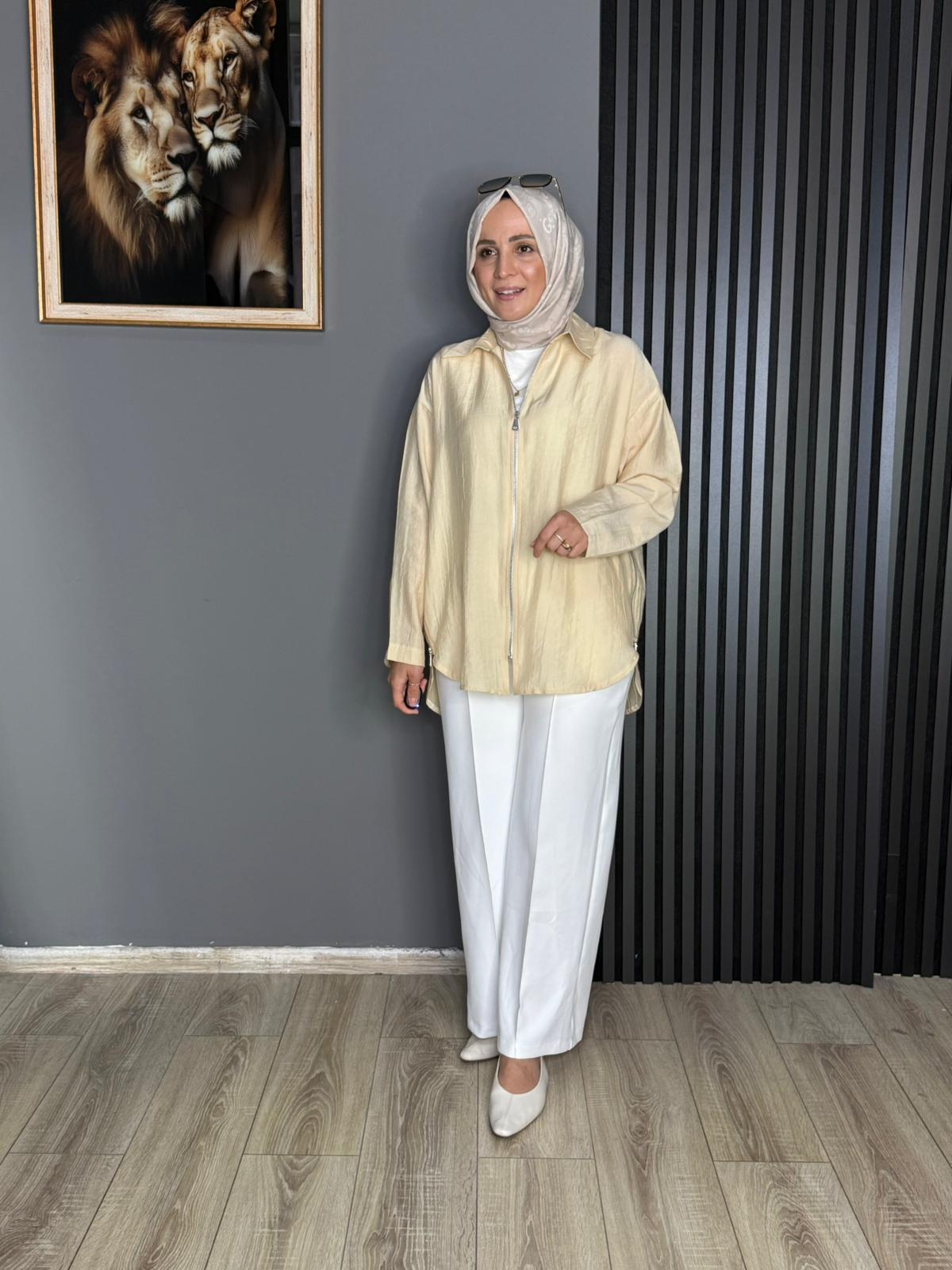 6449 FERMUAR DETAY KAP SARI
